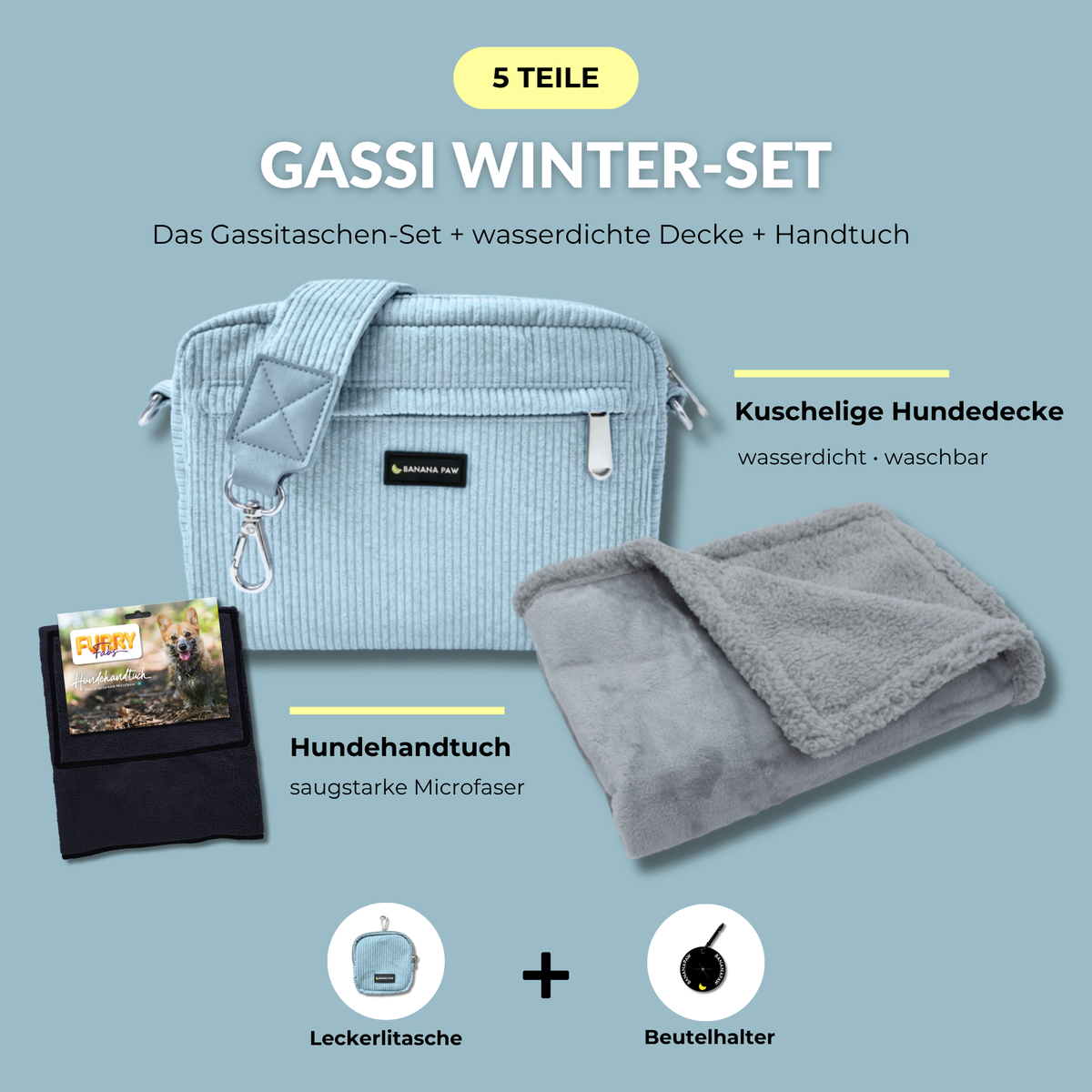 Gassi Winter-Set Cord Soft Sky