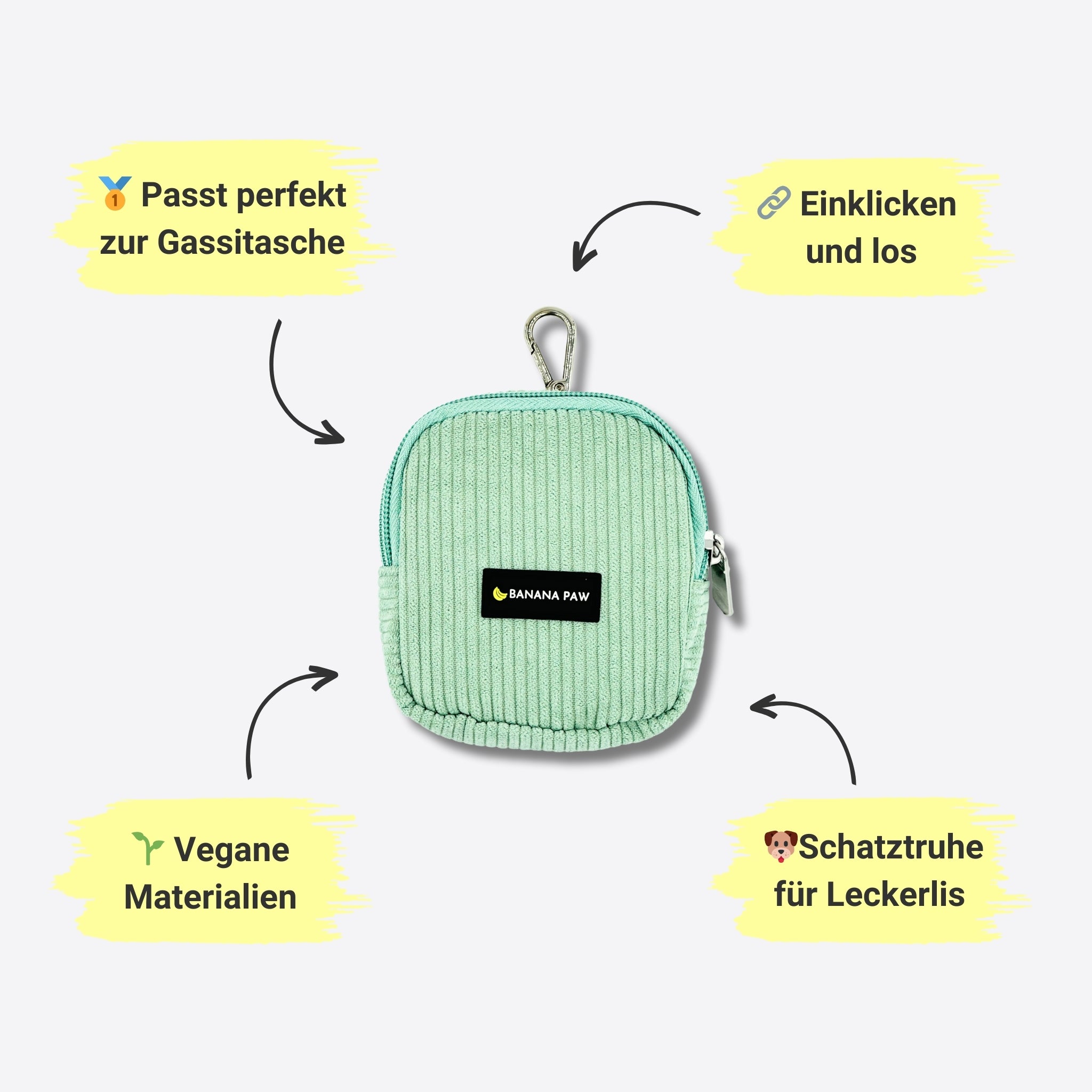 Gassitasche - Cord - St. Tropez