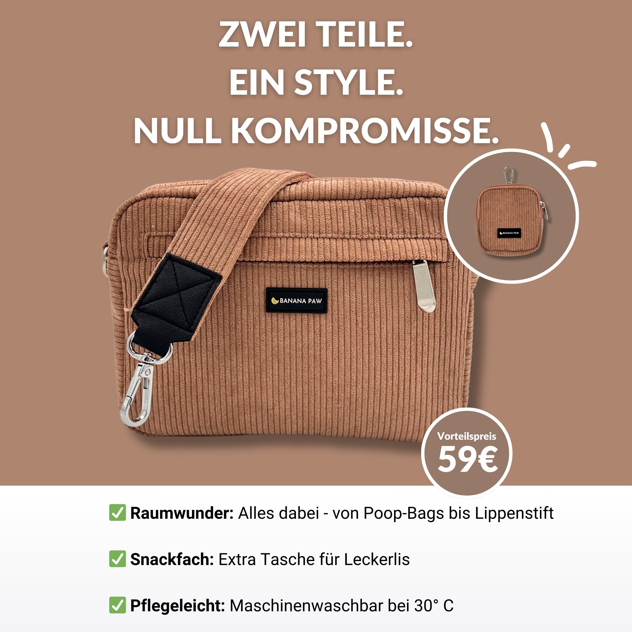Taschen-Set für stressfreie Gassirunden