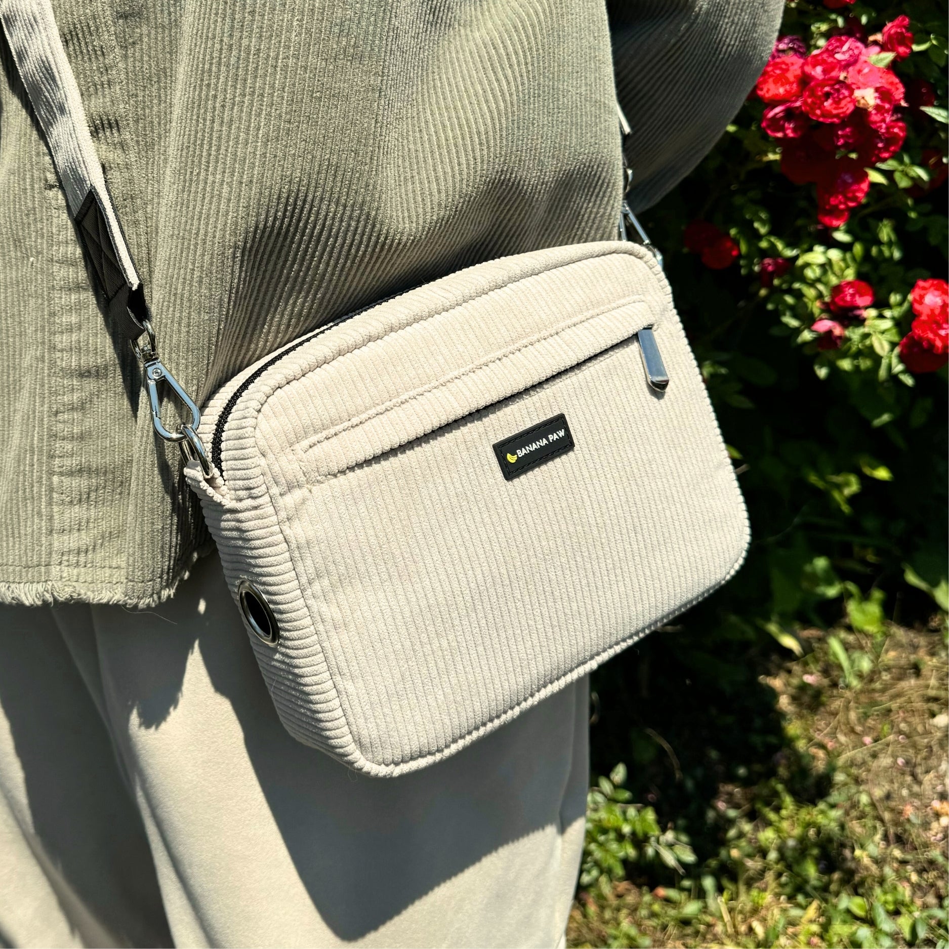 Gassitaschen-Set · Cord · Creme Deluxe