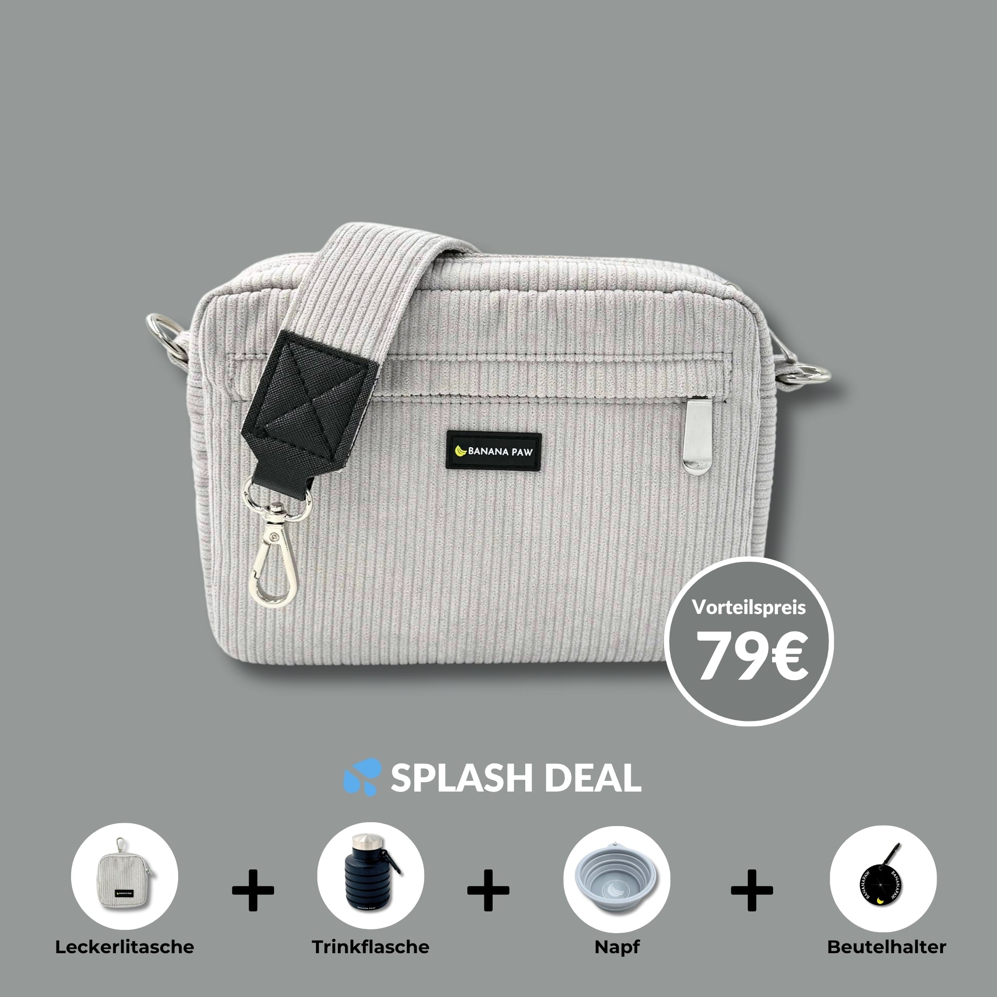 Splash Bundle - Cord - Das Komplett-Set für Gassirunden ohne Kompromisse