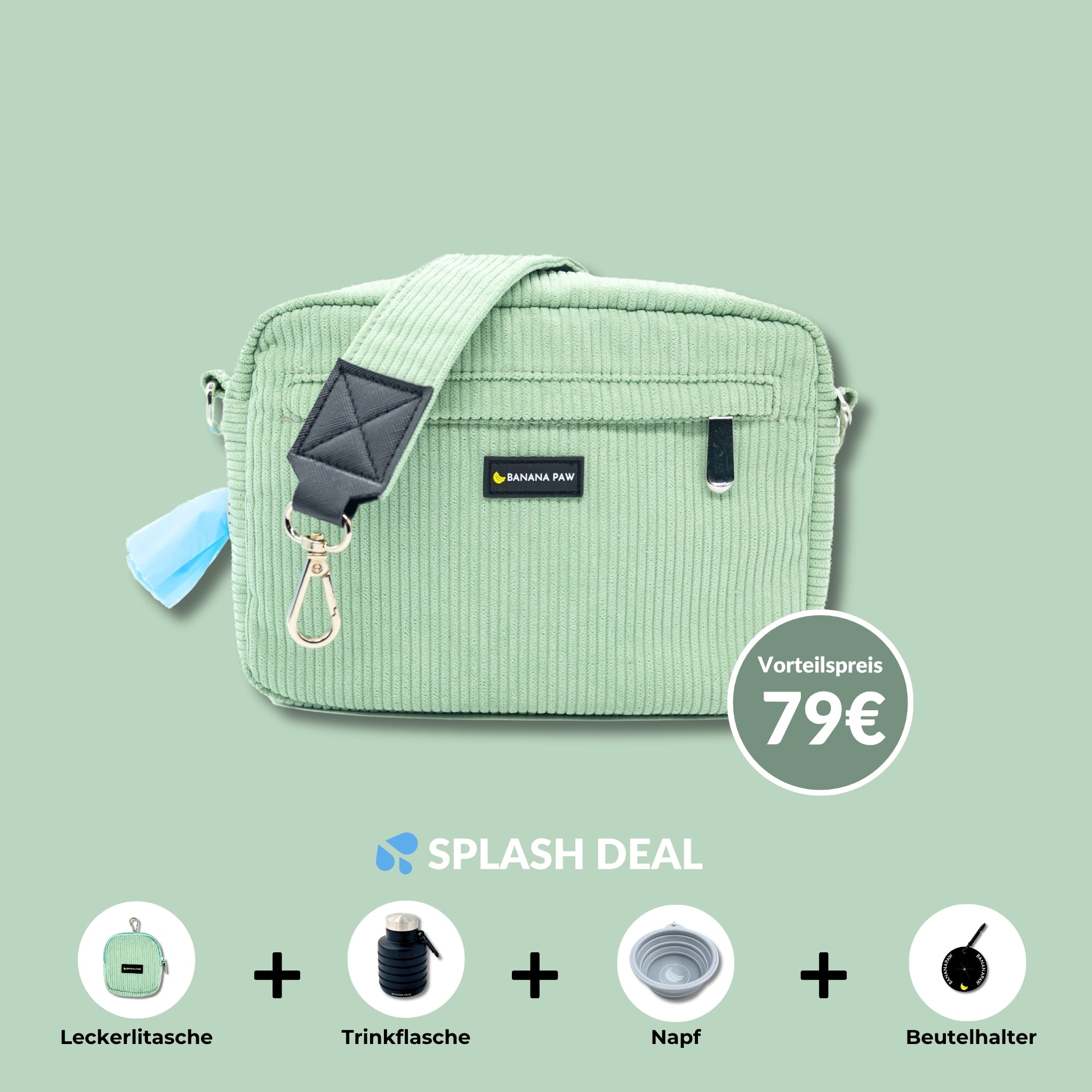 Splash Bundle - Cord - Das Komplett-Set für Gassirunden ohne Kompromisse