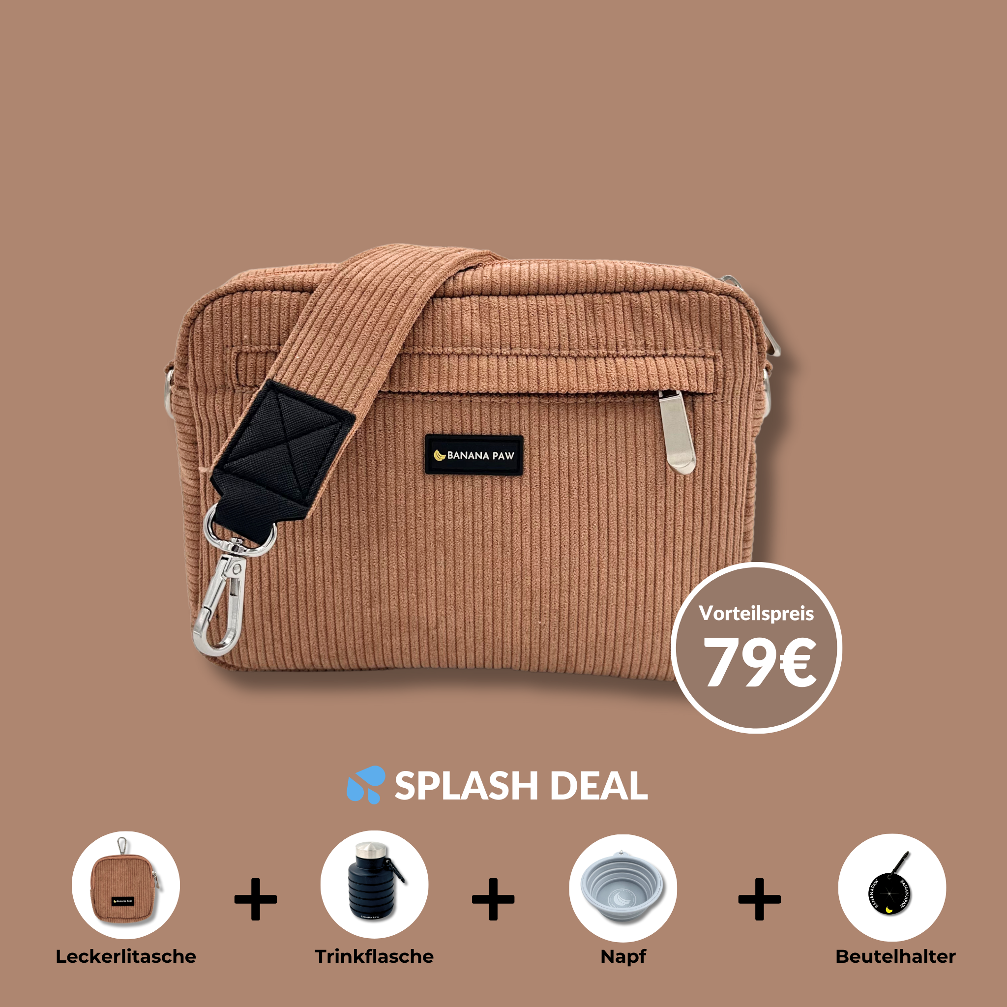 Splash Bundle - Cord - Das Komplett-Set für Gassirunden ohne Kompromisse