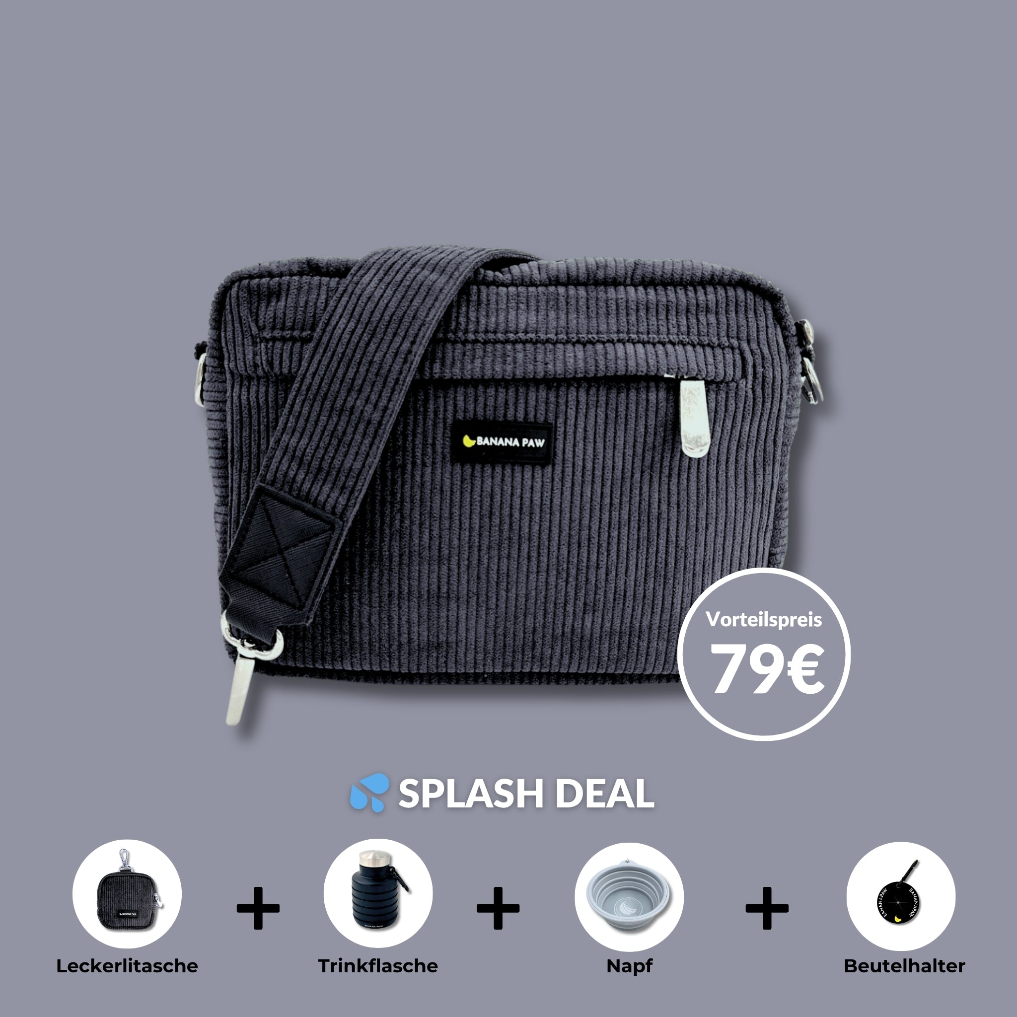 Splash Bundle - Cord - Das Komplett-Set für Gassirunden ohne Kompromisse