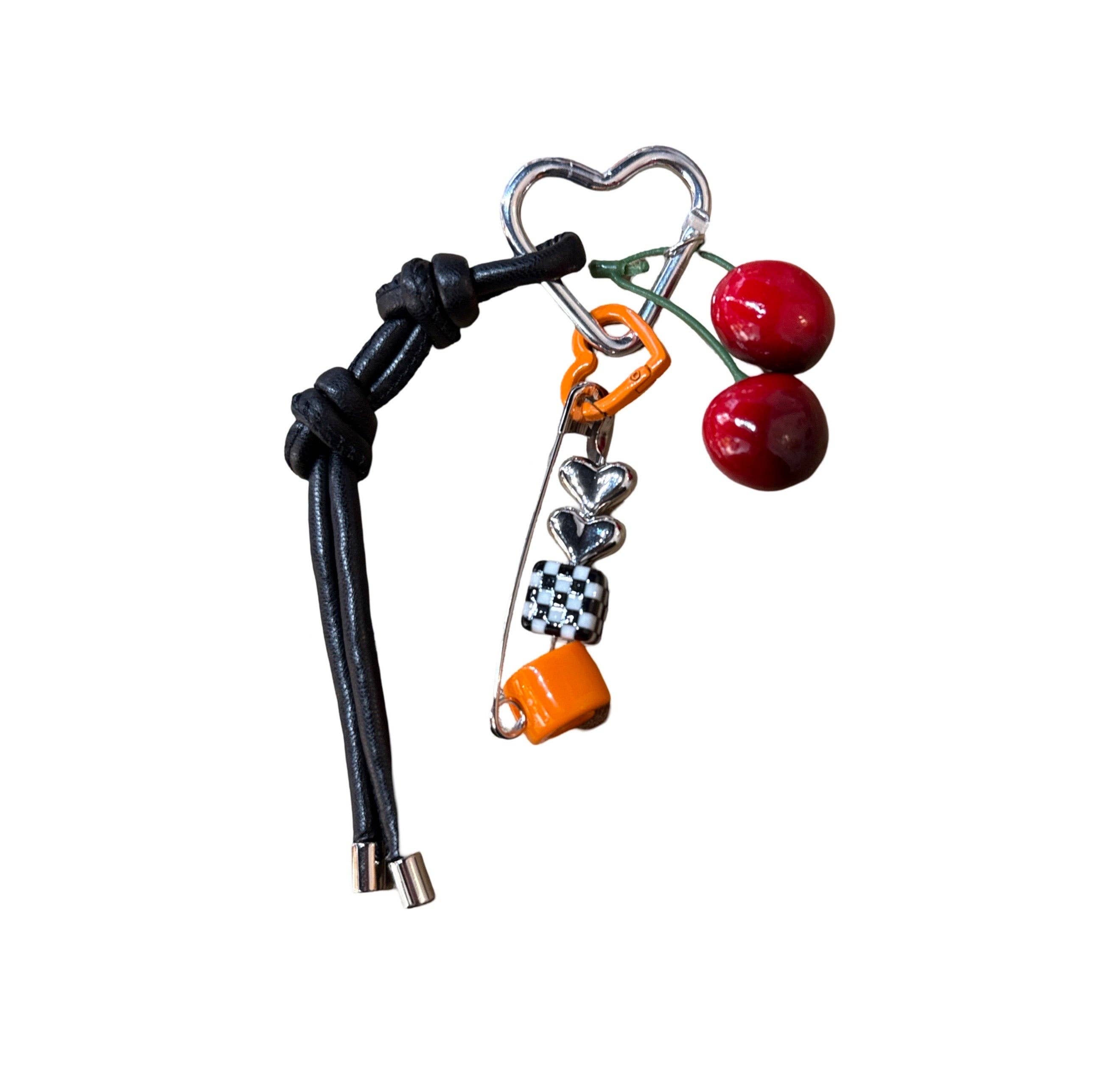 Bag Charm Cherry
