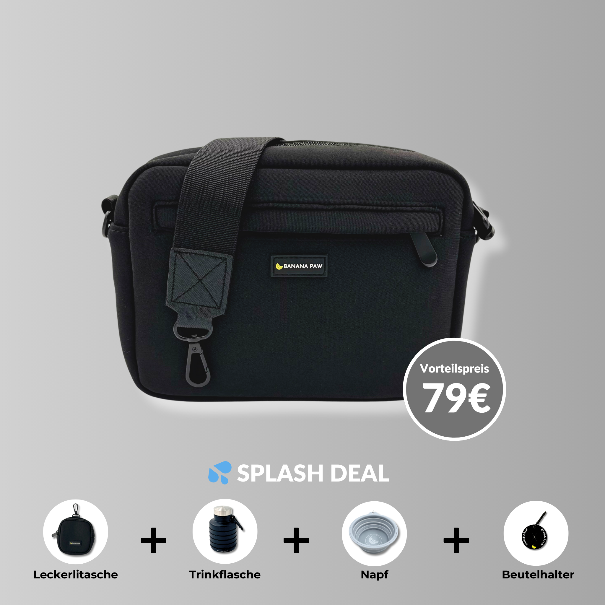 Splash Bundle - Neoprene - Das Komplett-Set für Gassirunden ohne Kompromisse