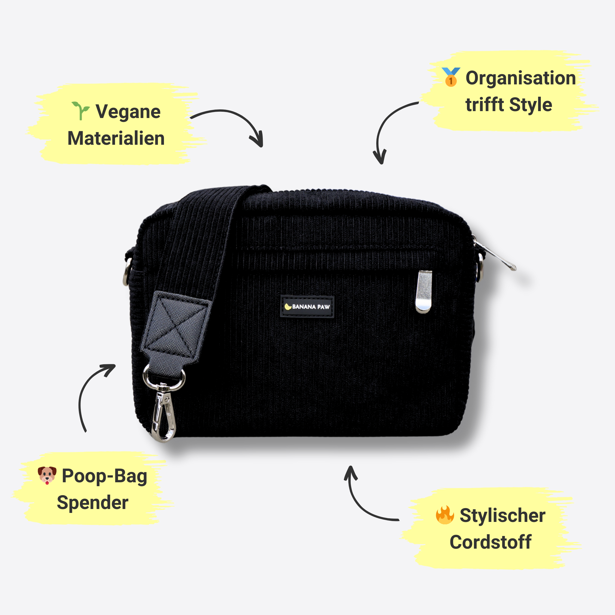 Gassi Komplett-Set · Cord