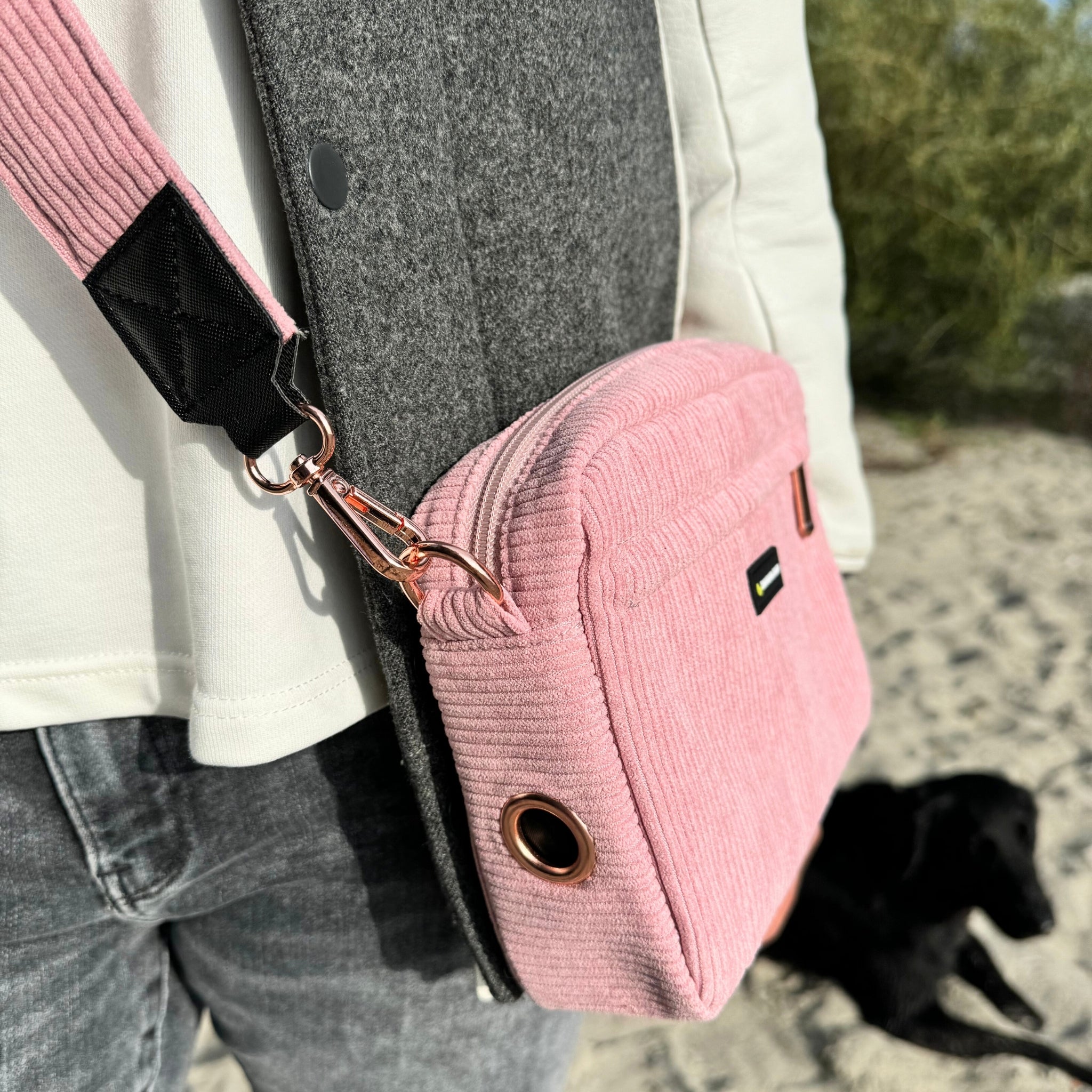 Gassitaschen-Set · Cord · Rosewood Blush