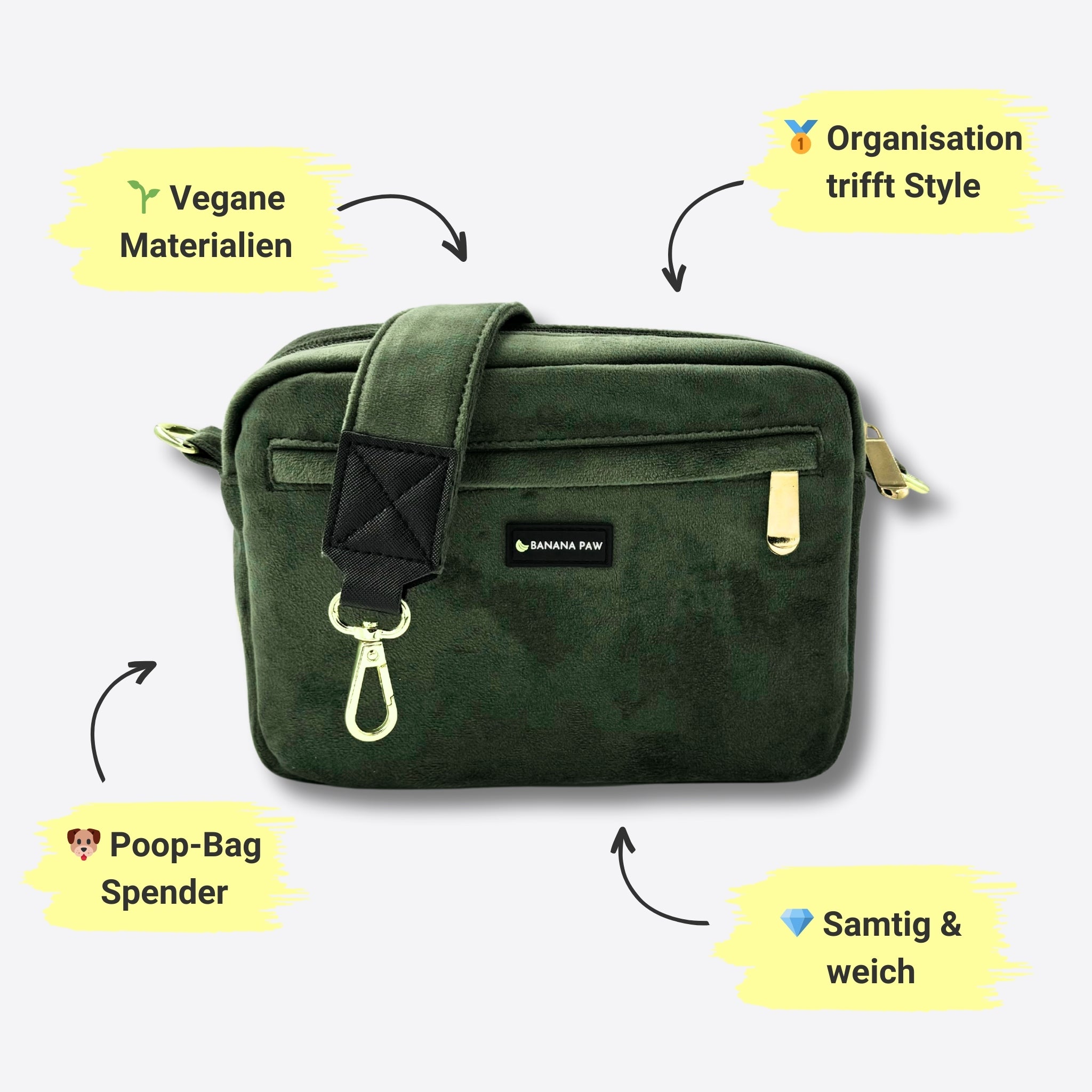 Splash Bundle - Samt - Das Komplett-Set für Gassirunden ohne Kompromisse