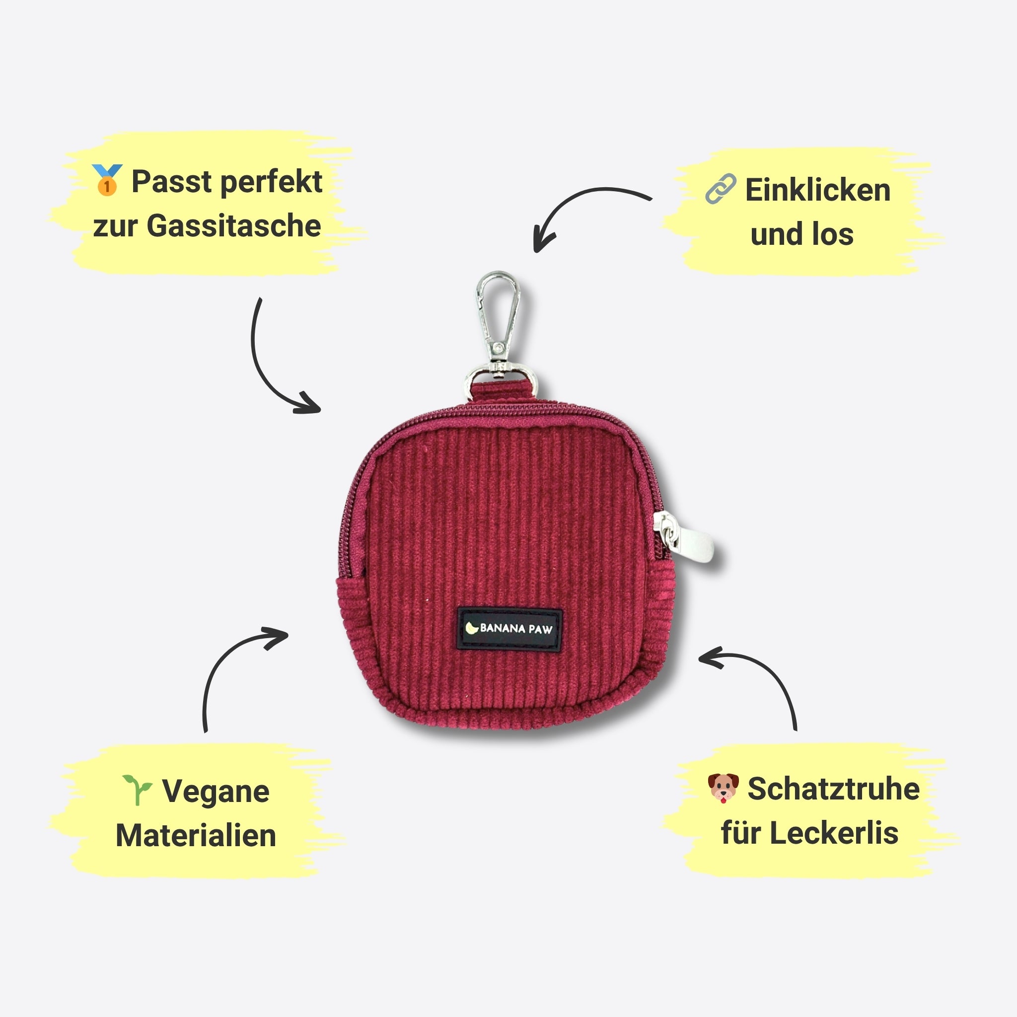 Gassitasche - Cord - St. Tropez