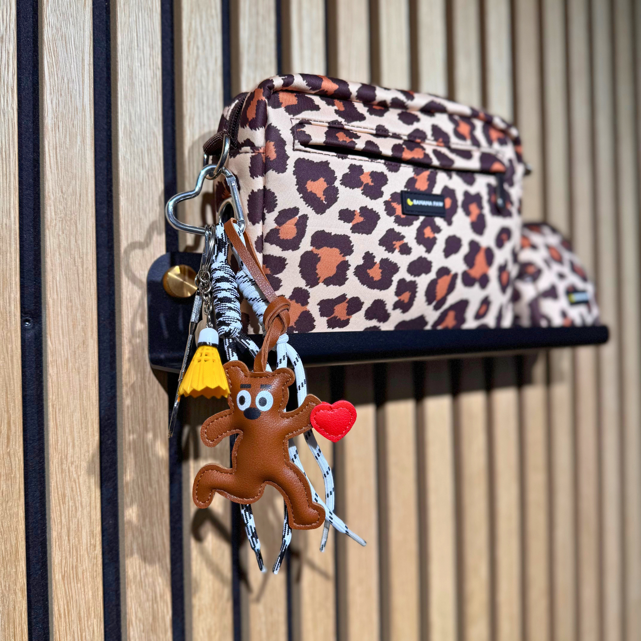 Bag Charm Badminton Teddy