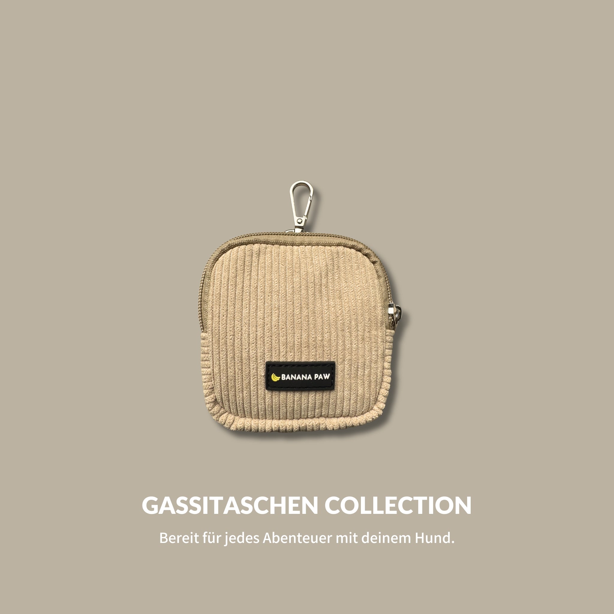 Gassitaschen-Set · Cord · Desert Dune