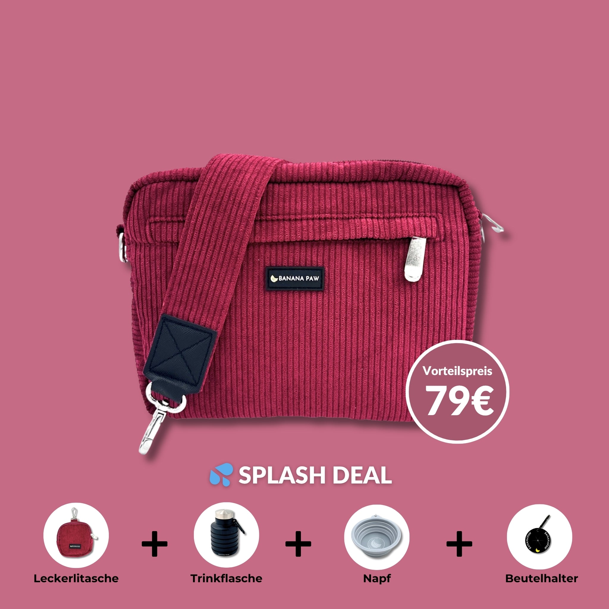 Splash Bundle - Cord - Das Komplett-Set für Gassirunden ohne Kompromisse