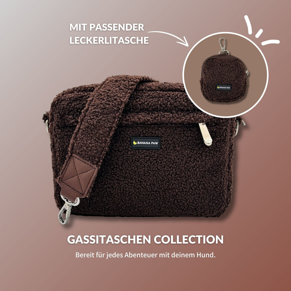Gassitaschen-Set · Teddy · Chocolate Dream