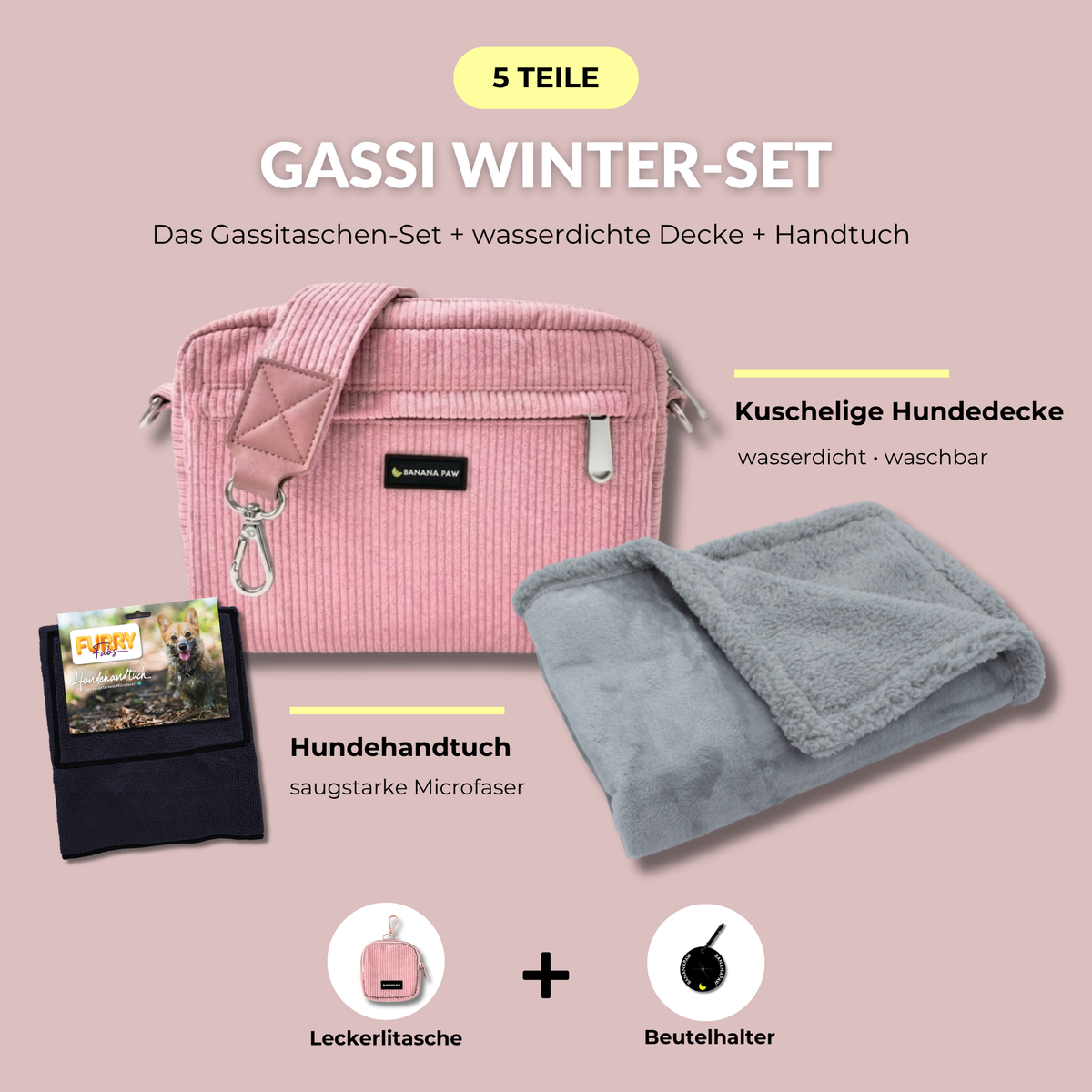 Gassi Winter-Set Cord Rosewood Blush
