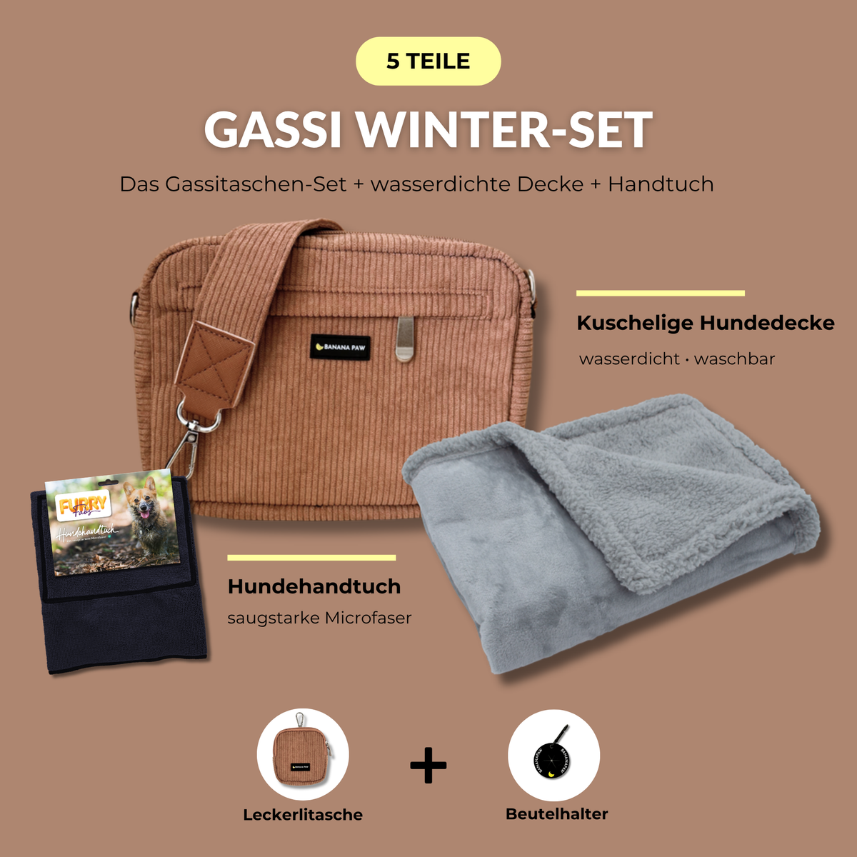 Gassi Winter-Set Cord Mocca Mood