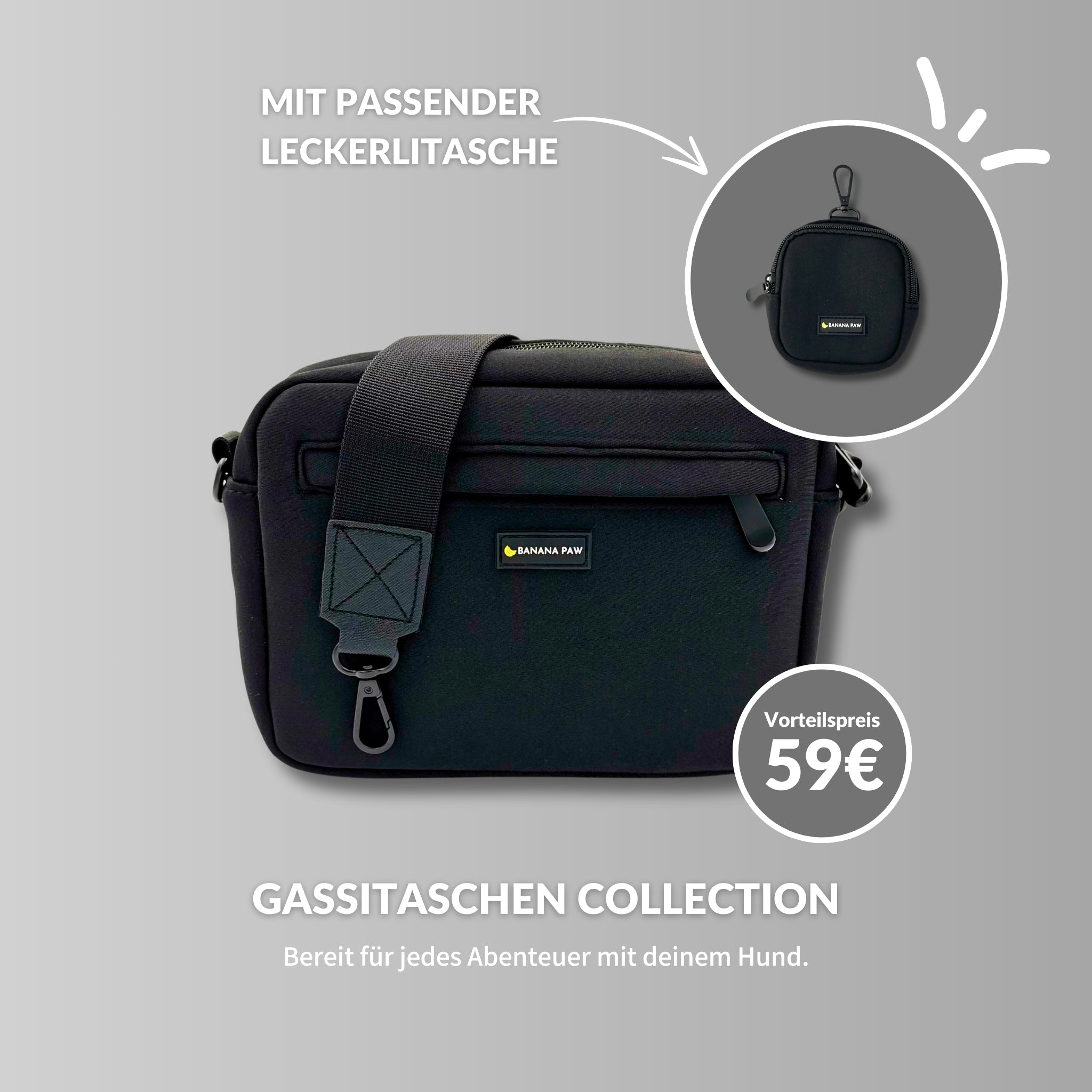 Taschen-Set für stressfreie Gassirunden