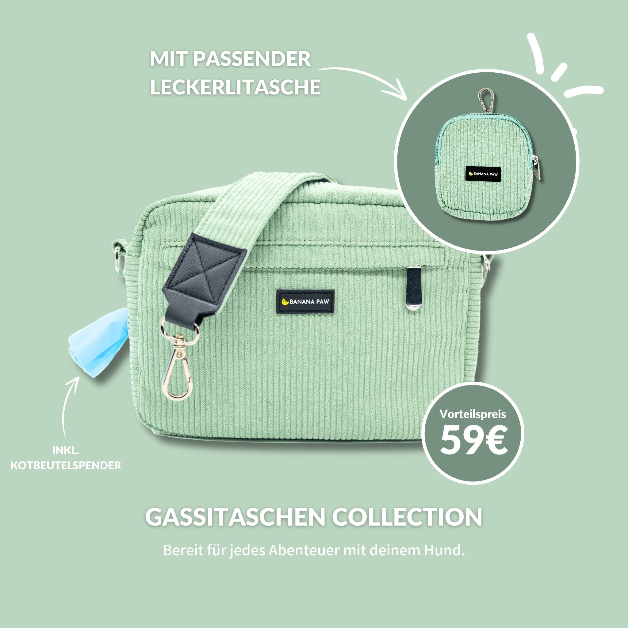 Taschen-Set für stressfreie Gassirunden