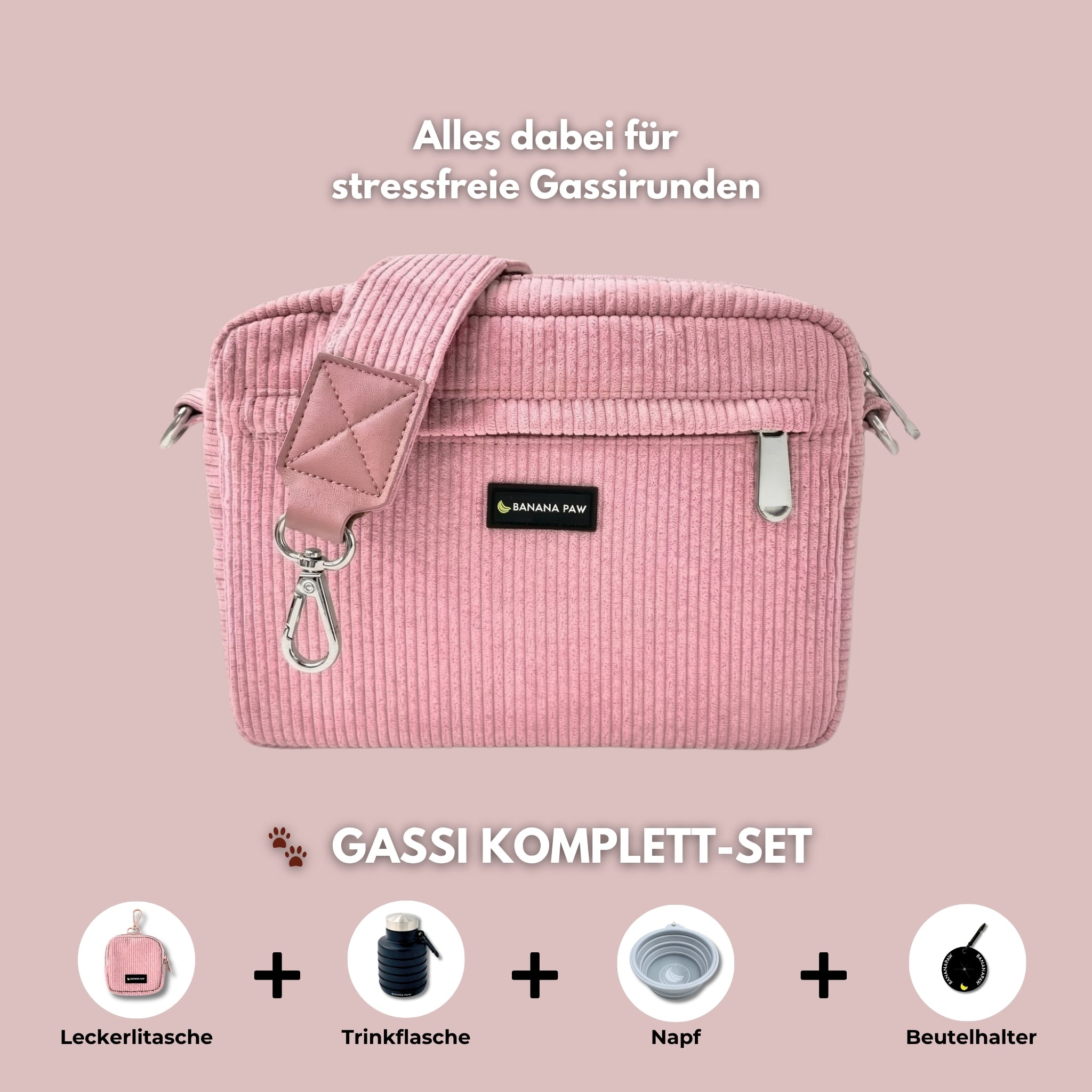 Gassi Komplett-Set · Cord