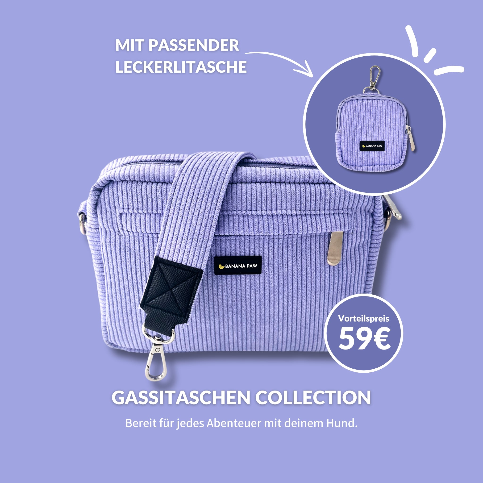 Taschen-Set für stressfreie Gassirunden