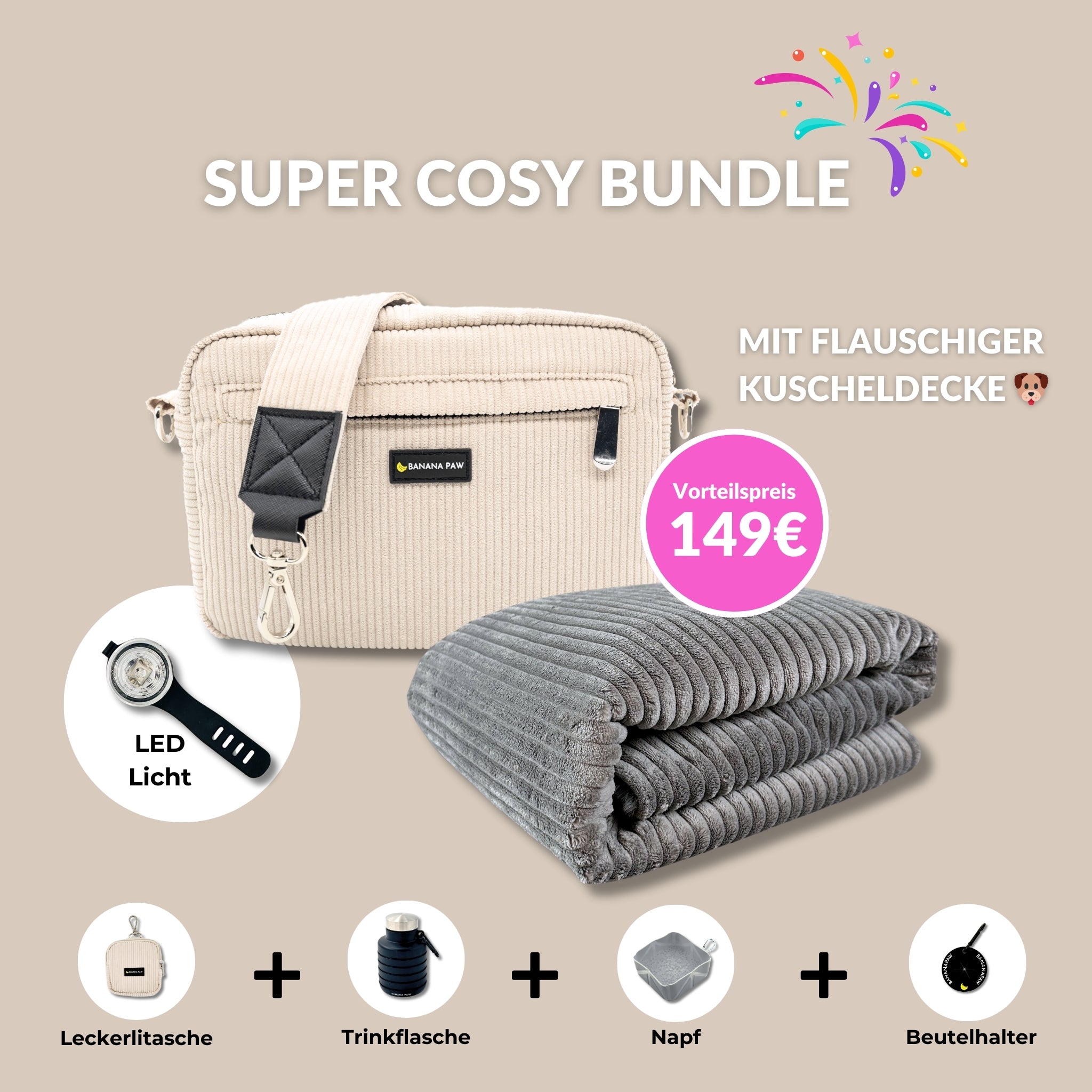 Super Cosy Bundle - Cord - Alles für entspannte Spaziergänge & kuschelige Auszeiten