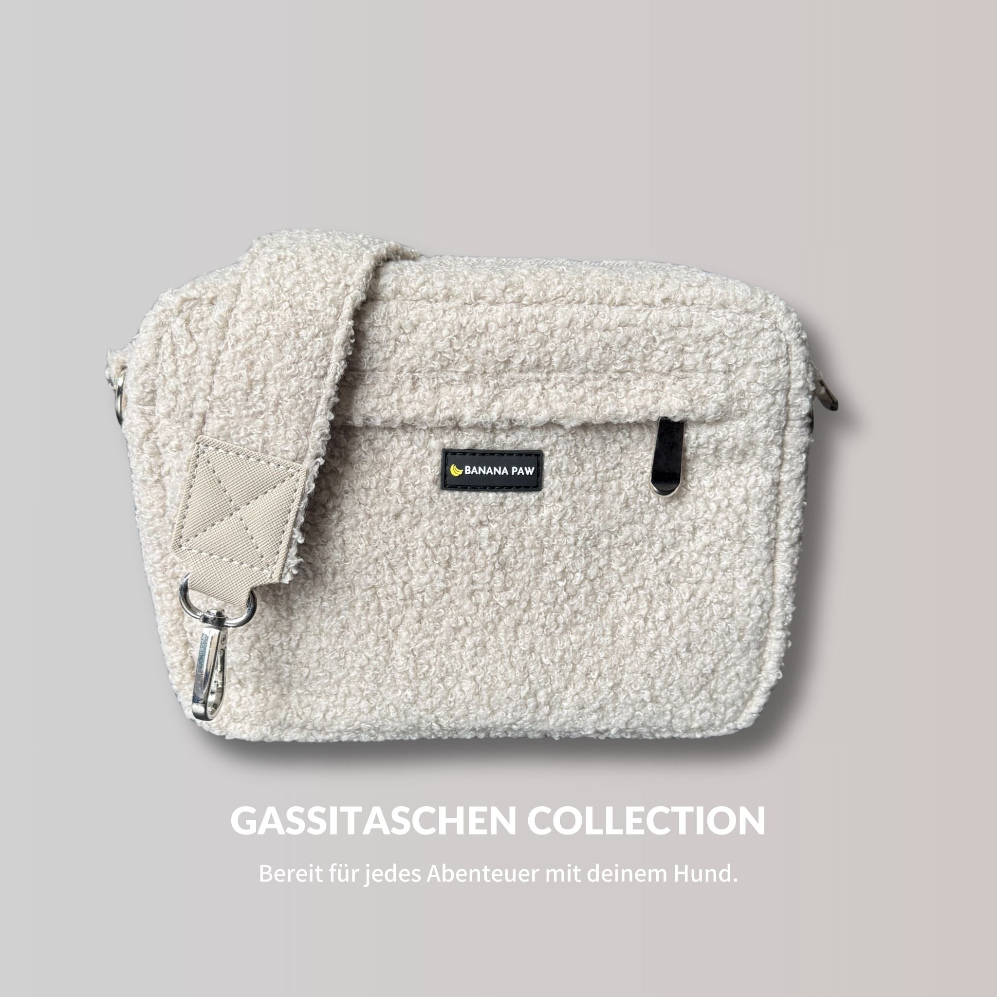 Gassitasche · Teddy · Silver Cloud