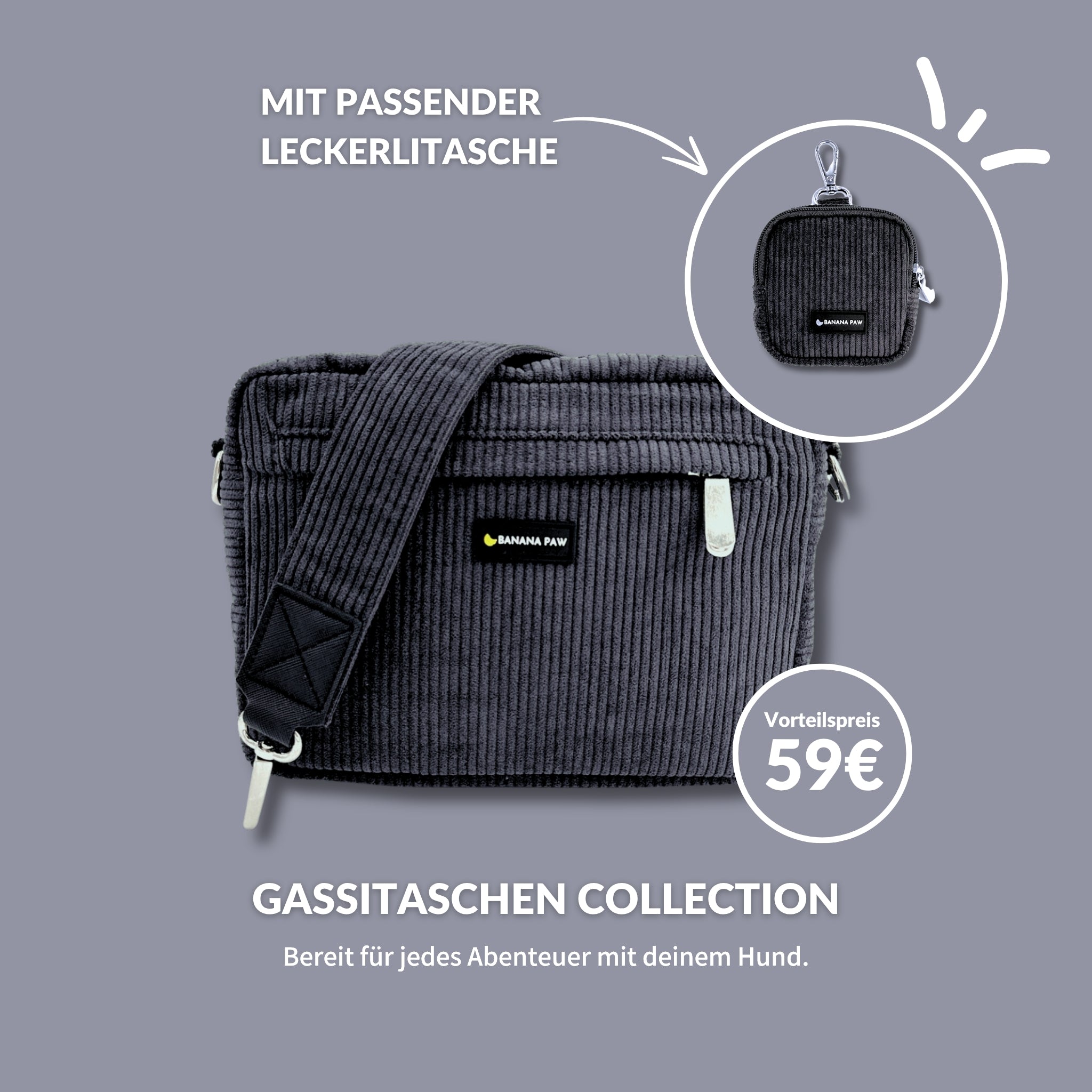 Taschen-Set für stressfreie Gassirunden
