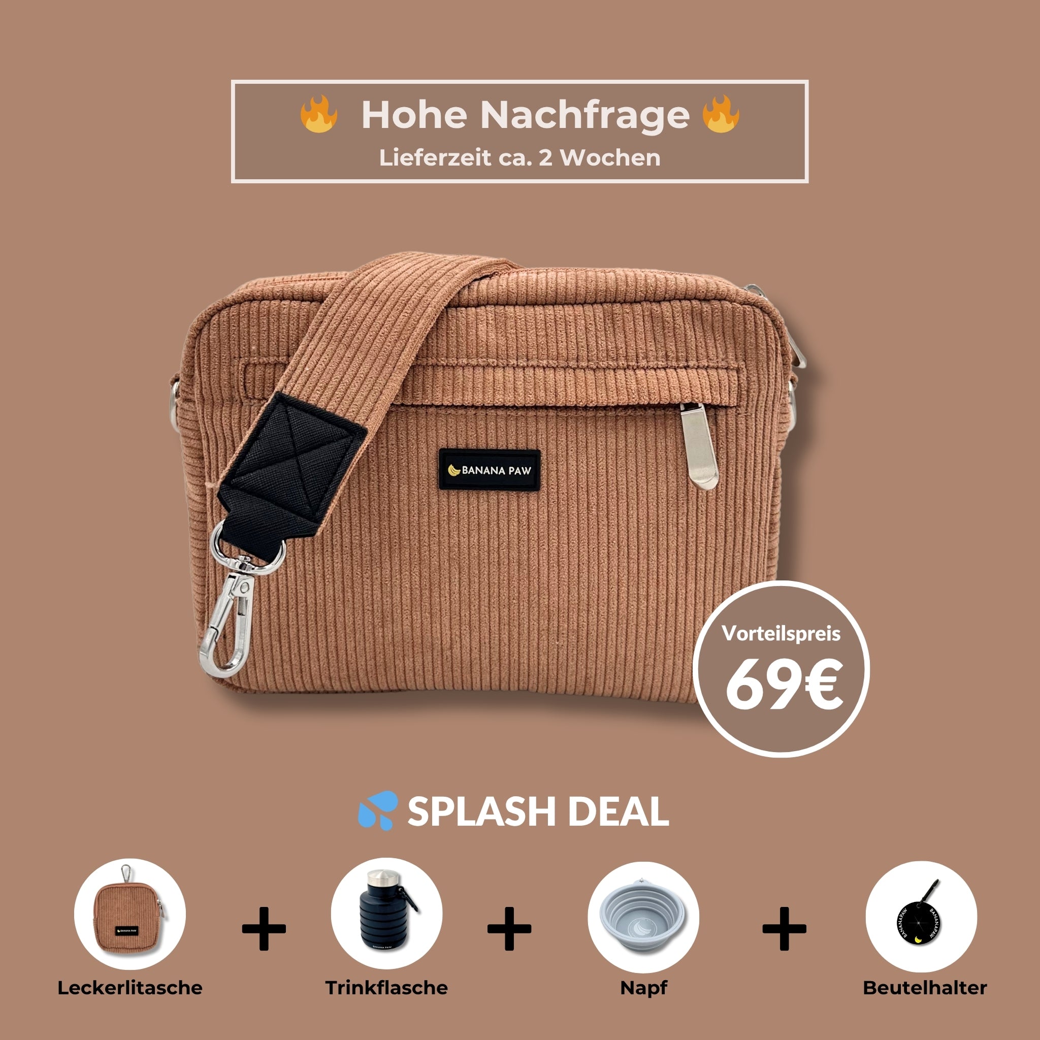 Splash Bundle - Cord - Das Komplett-Set für Gassirunden ohne Kompromisse