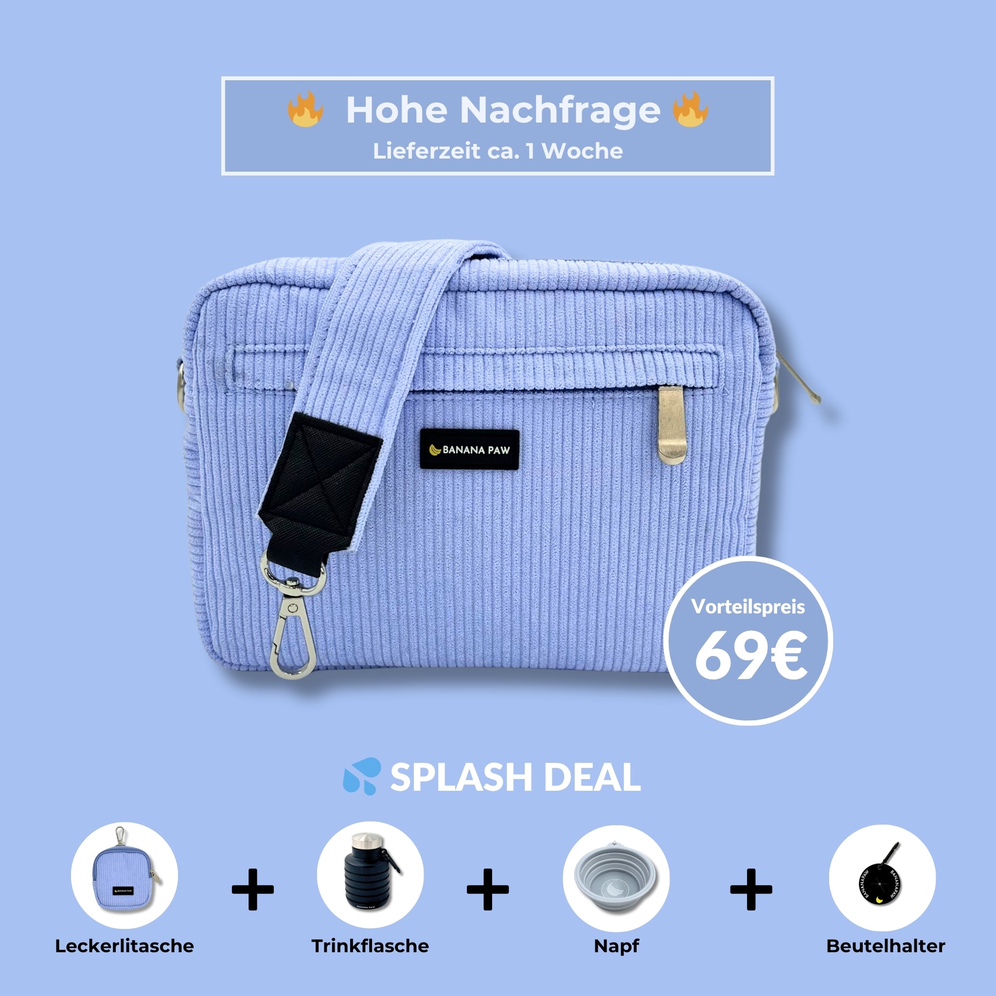 Splash Bundle - Cord - Das Komplett-Set für Gassirunden ohne Kompromisse