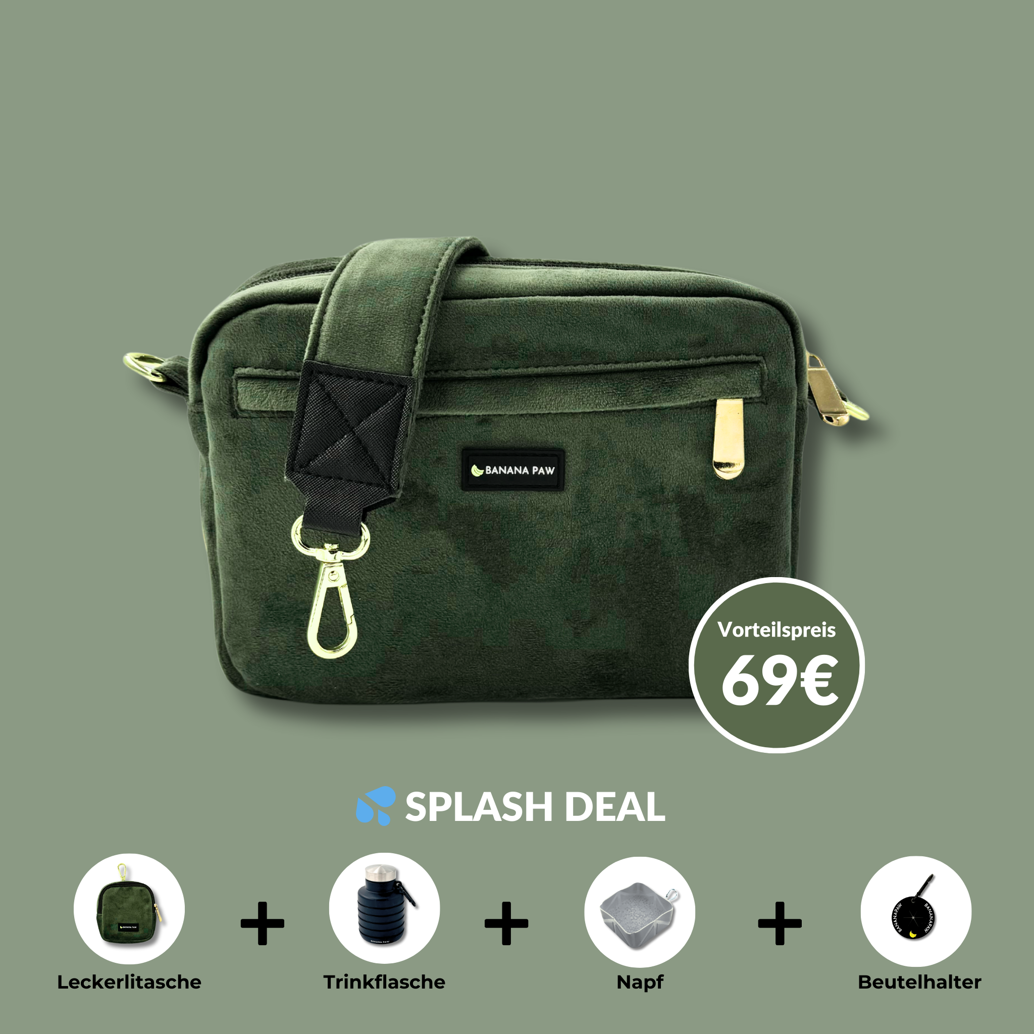 Splash Bundle - Cord - Das Komplett-Set für Gassirunden ohne Kompromisse