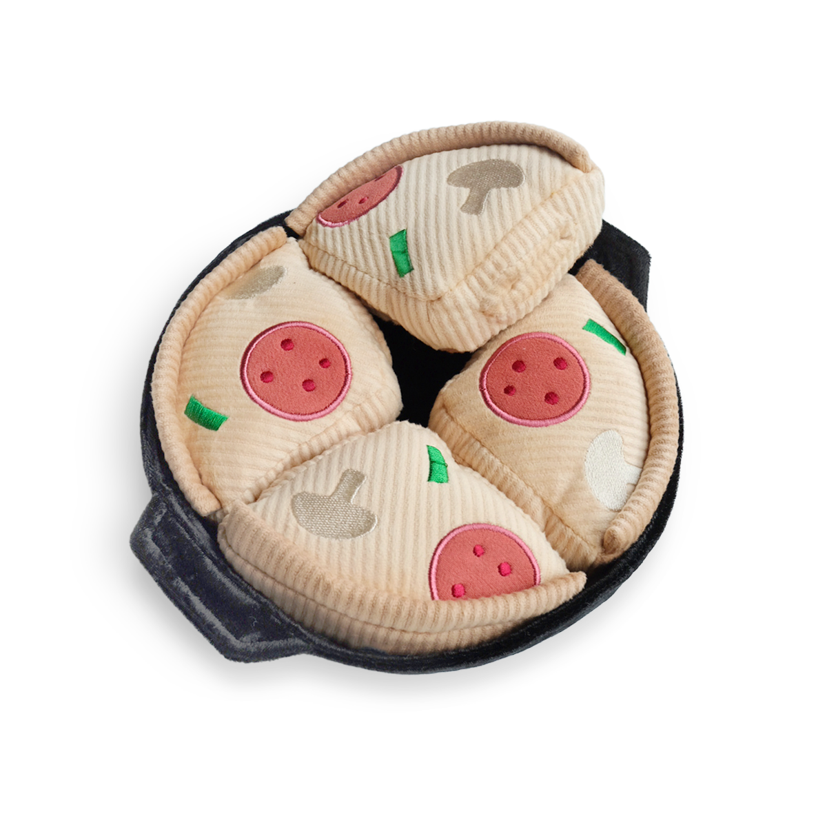 Deep Dish Pizza Hundespielzeug - Lambwolf Collective
