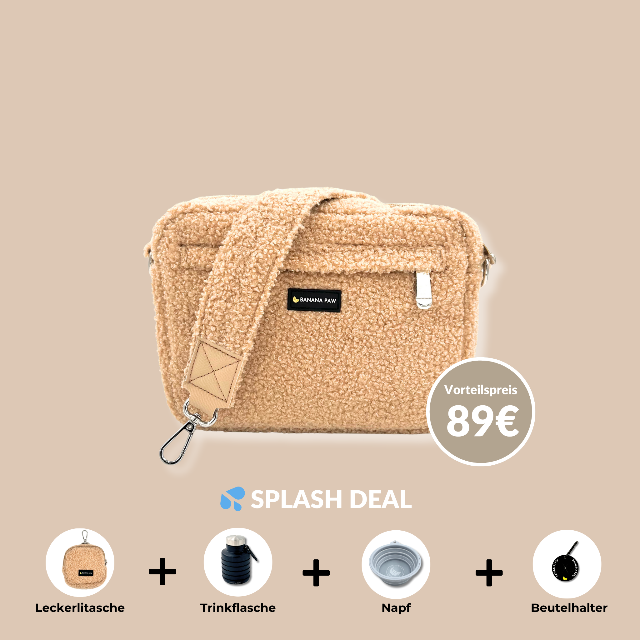 Splash Bundle - Teddy - Das Komplett-Set für Gassirunden ohne Kompromisse