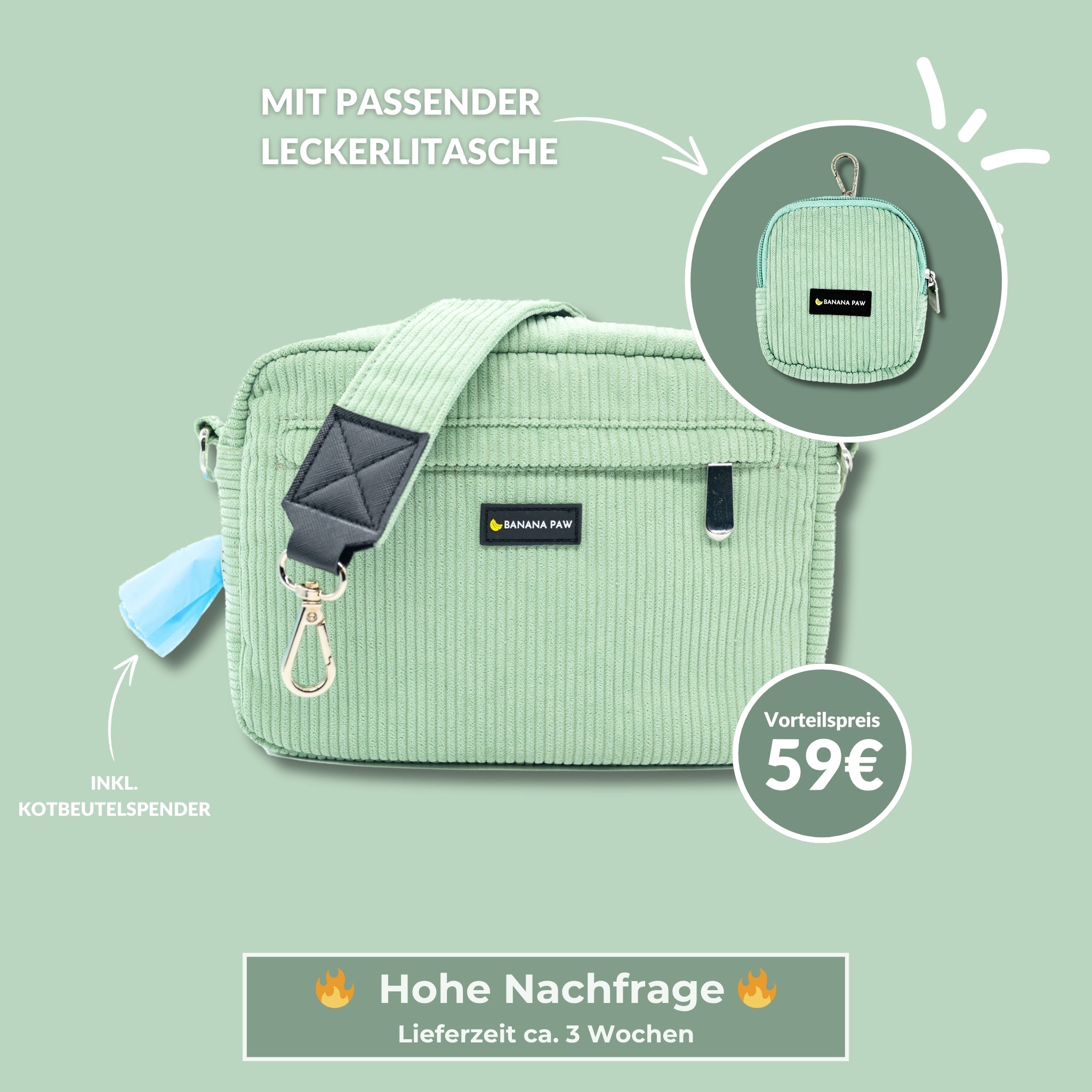 Taschen-Set für stressfreie Gassirunden