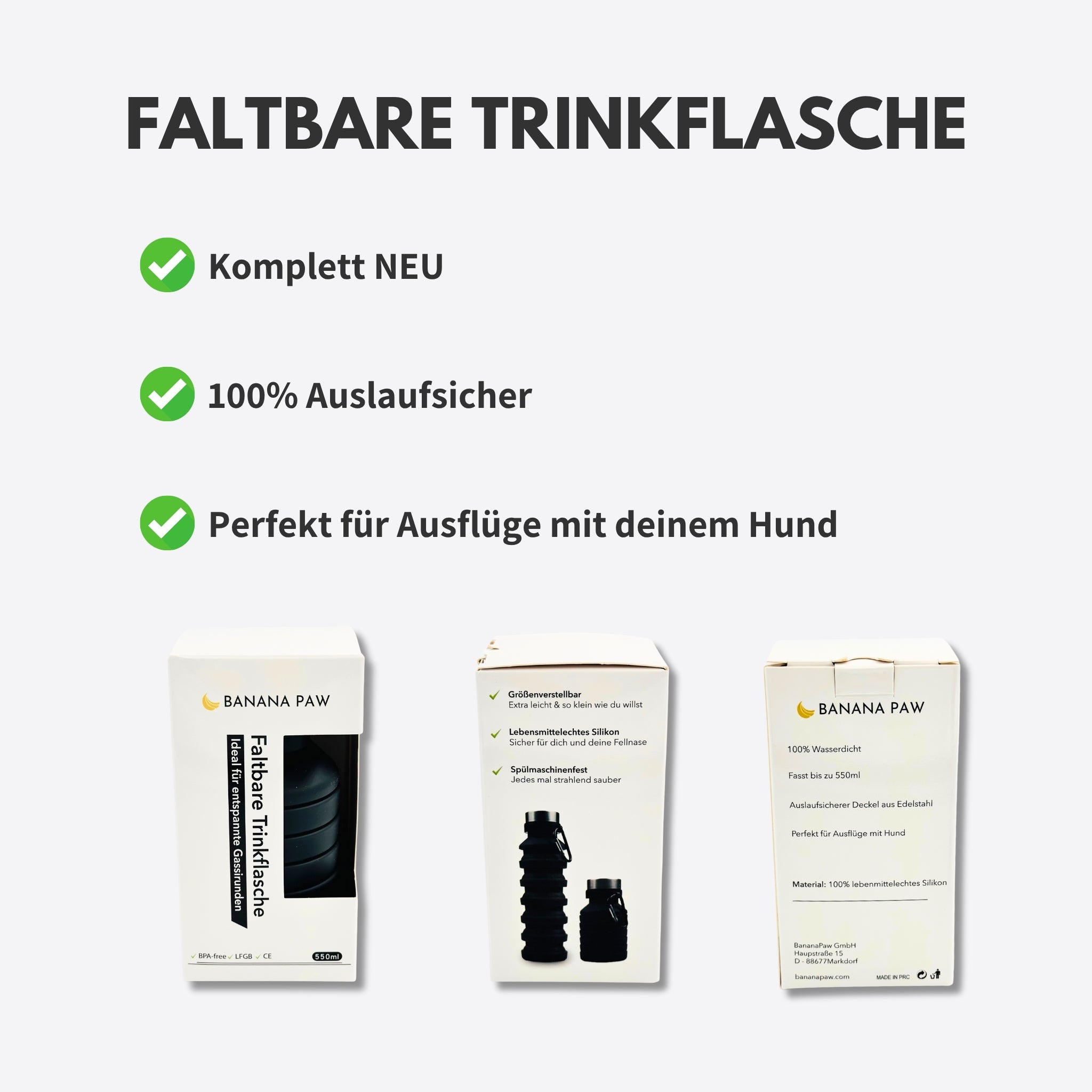 Splash Bundle - Cord - Das Komplett-Set für Gassirunden ohne Kompromisse