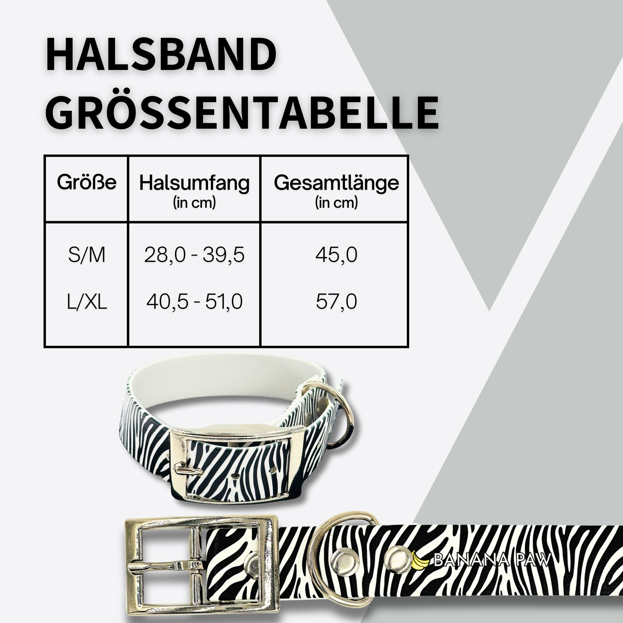 Halsband - Zebra - BioThane®