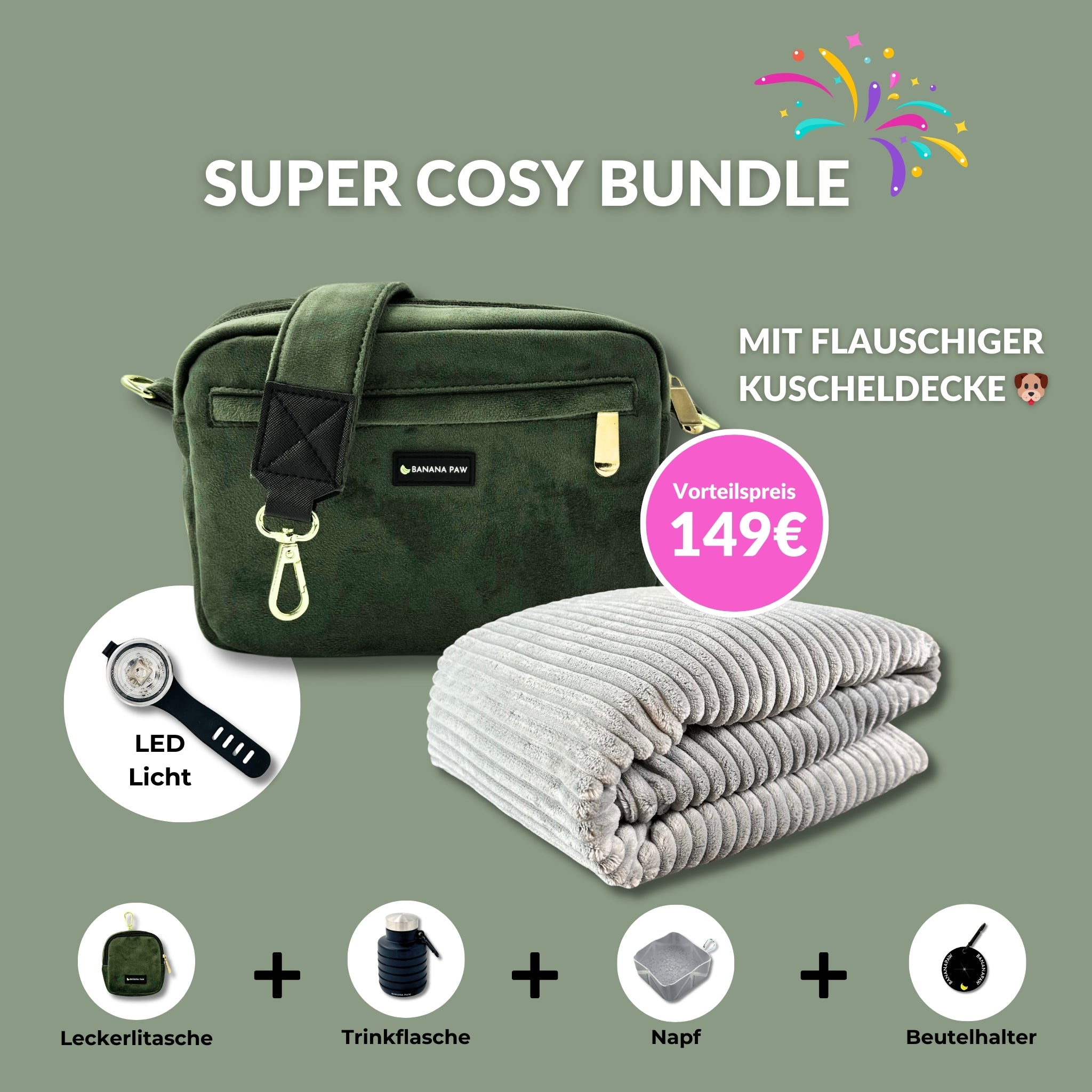 Super Cosy Bundle - Samt - Alles für entspannte Spaziergänge & kuschelige Auszeiten