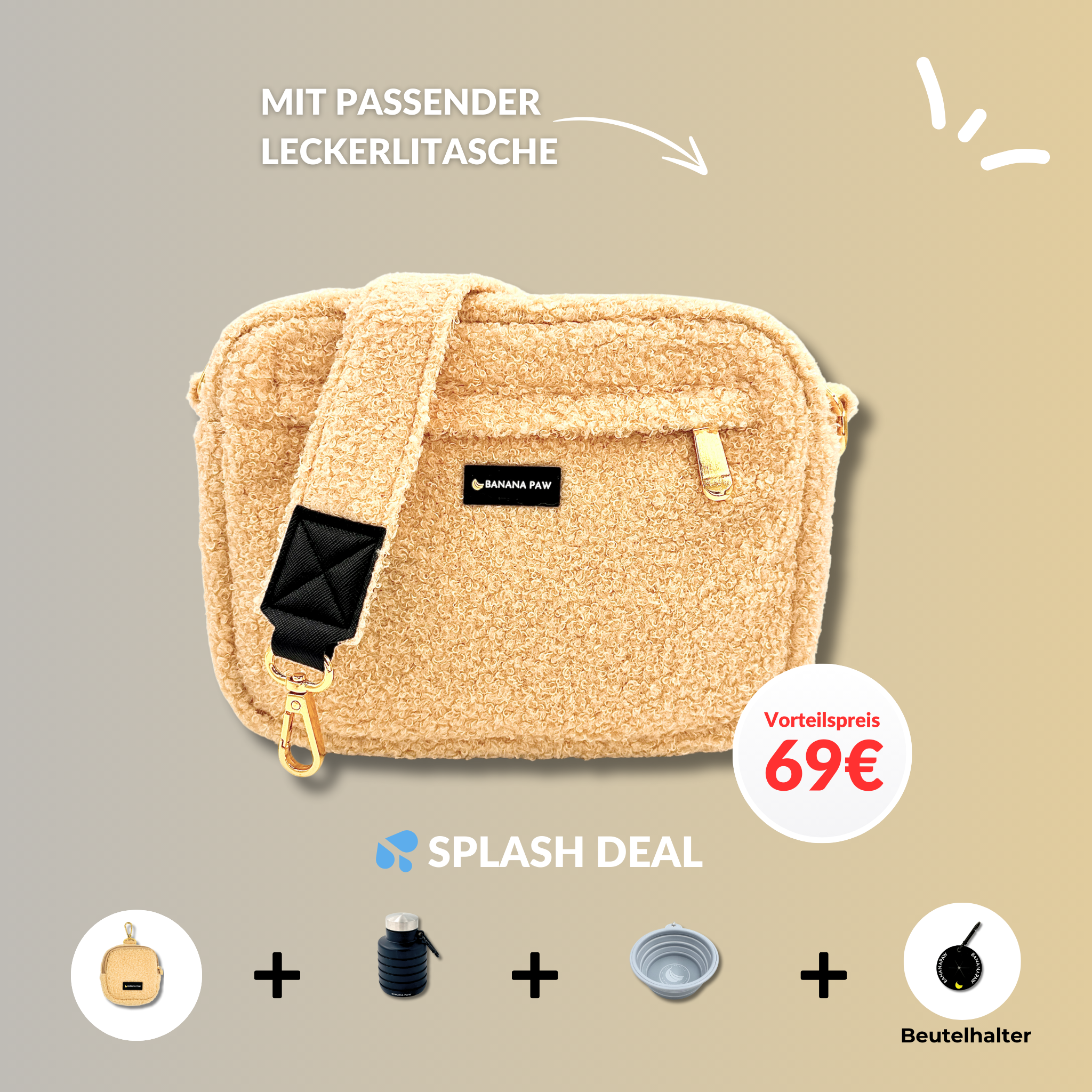 Splash Bundle - Teddy - Das Komplett-Set für Gassirunden ohne Kompromisse