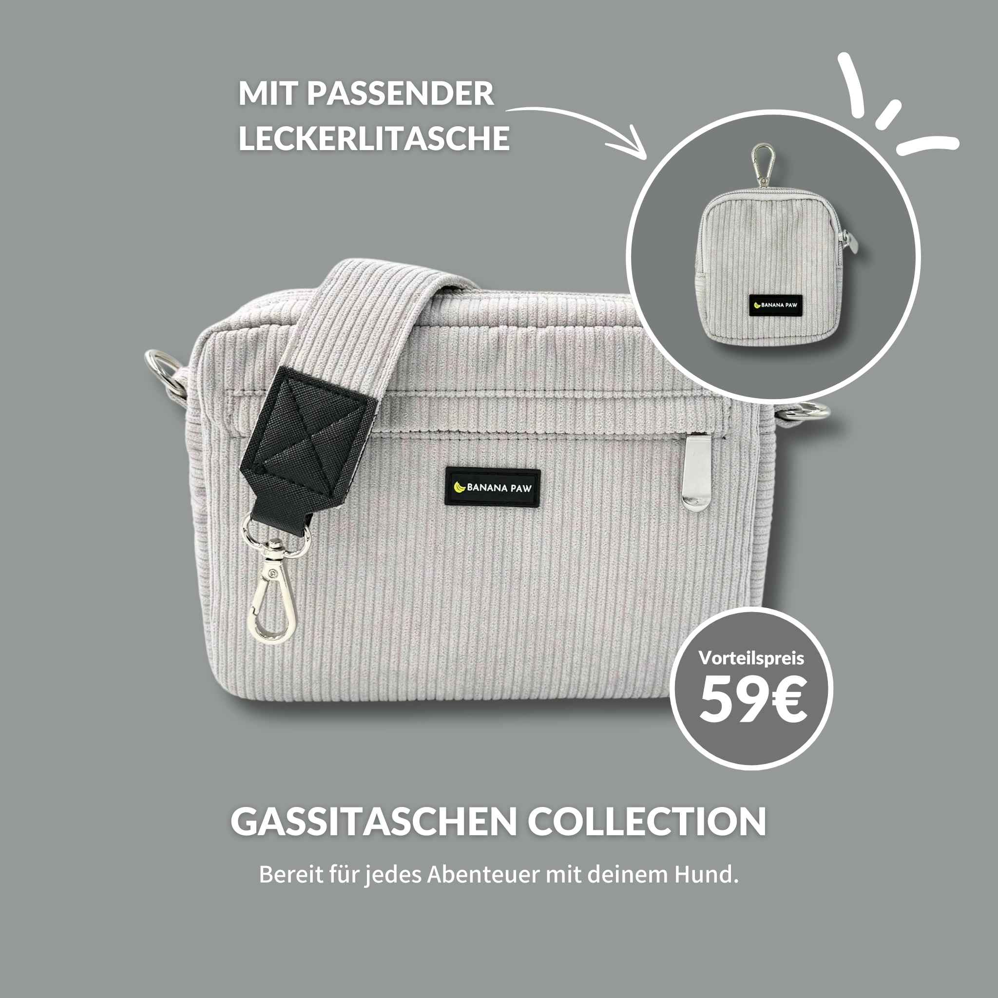 Taschen-Set für stressfreie Gassirunden