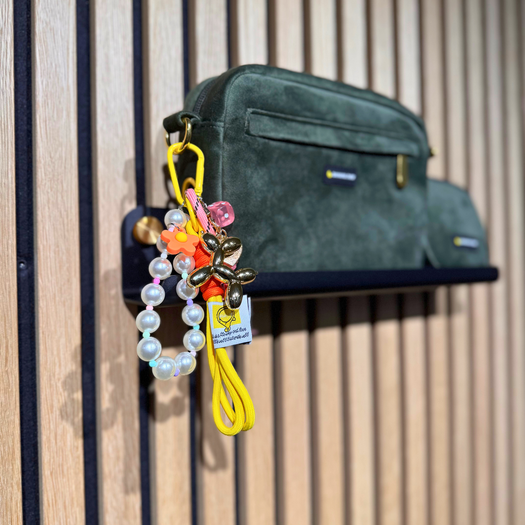 Bag Charm Balloon Dog  gold