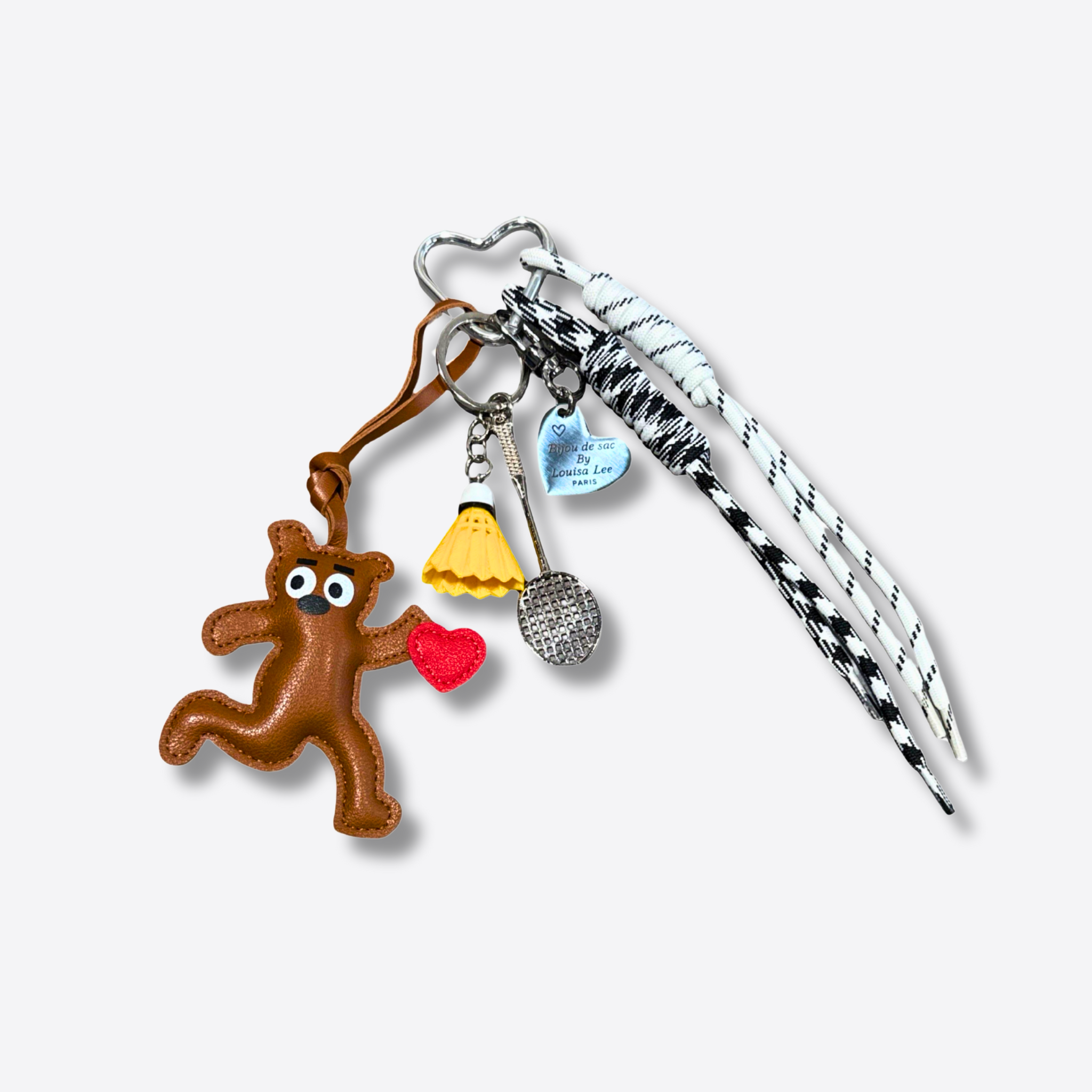 Bag Charm Badminton Teddy
