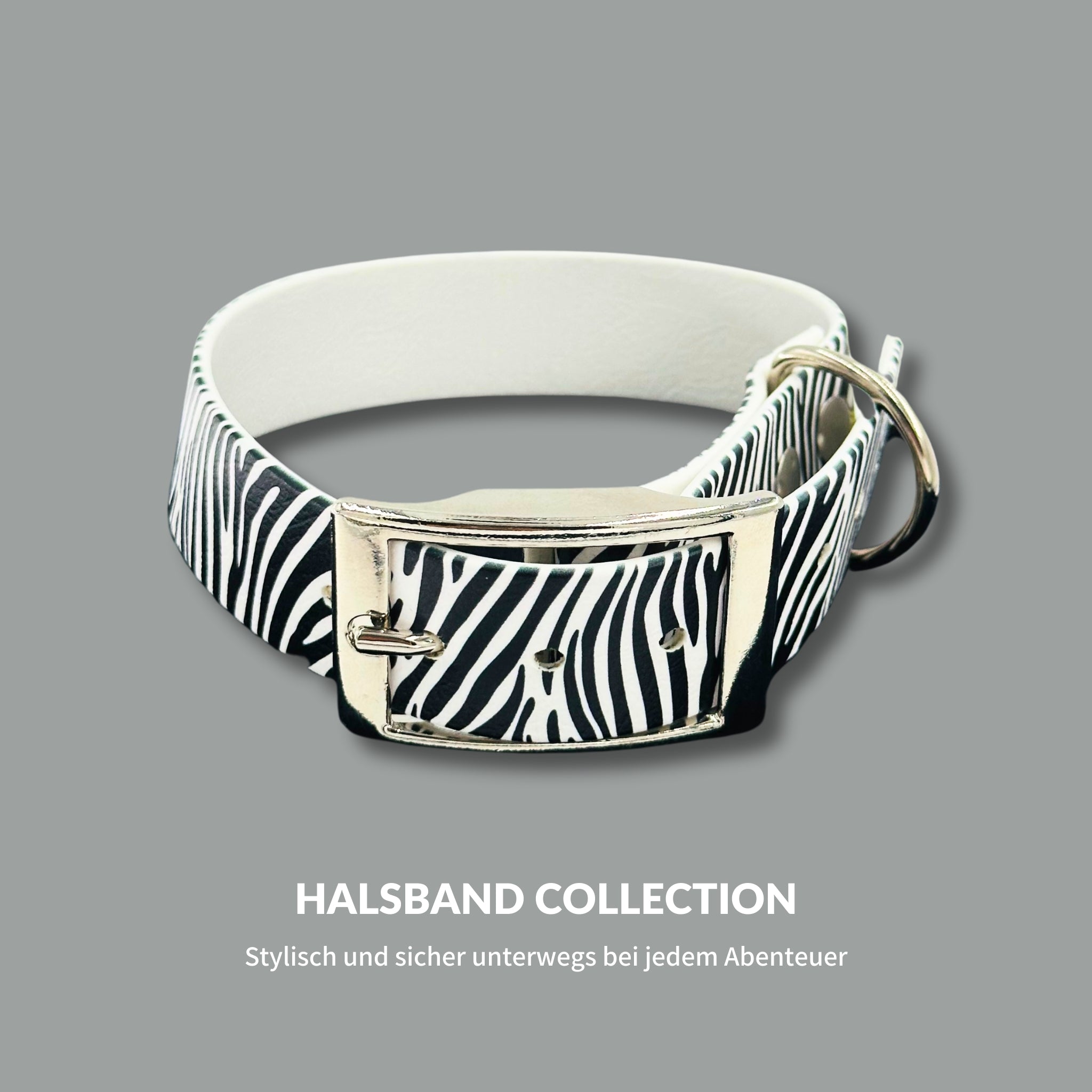 Halsband - Zebra - BioThane®