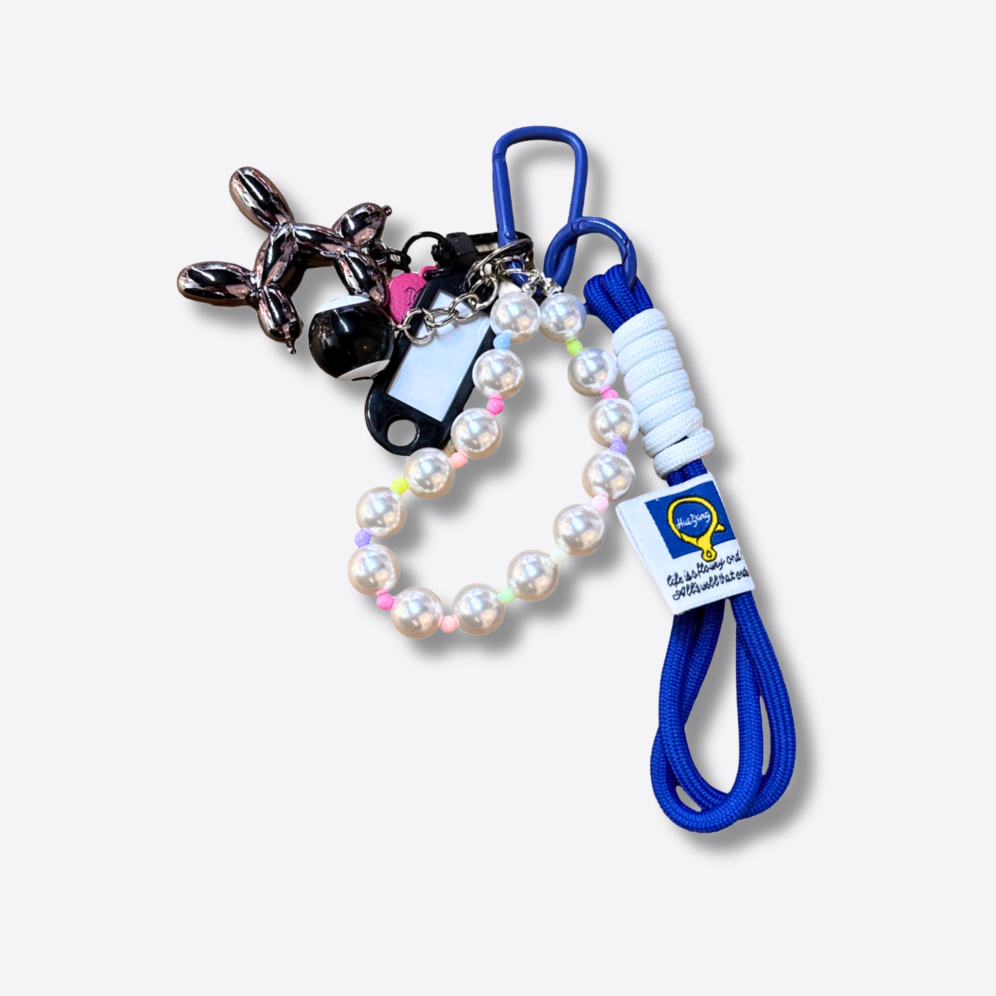 Bag Charm Balloon Dog black