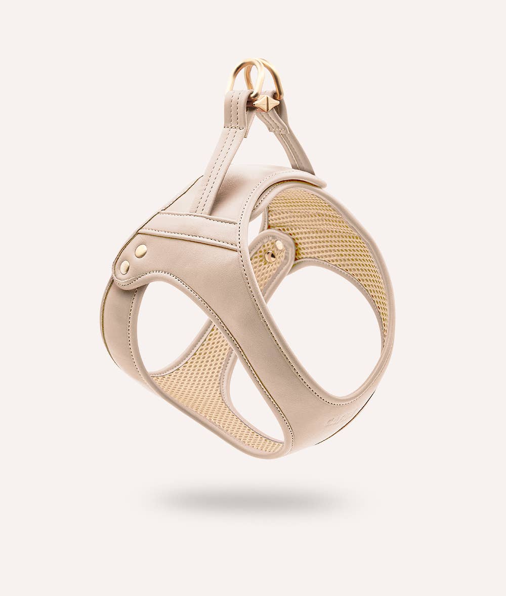 Veganes Leder-Geschirr Beige, Jala