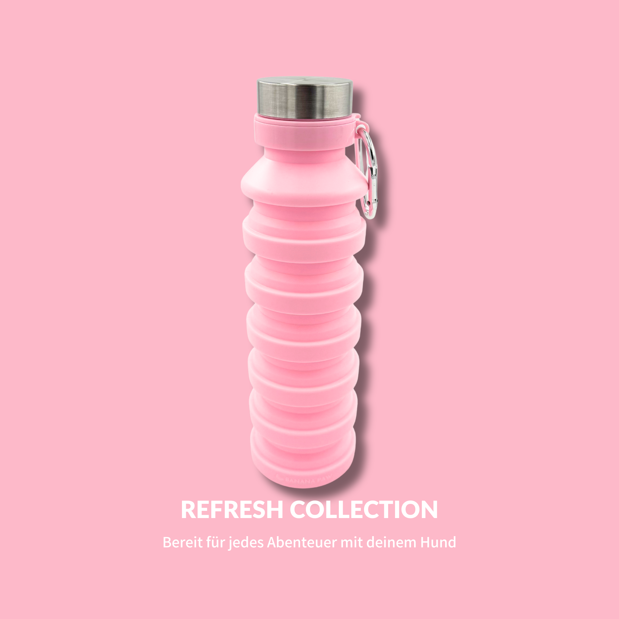 Faltbare Wasserflasche für unterwegs – Flexibel, stylisch & immer dabei
