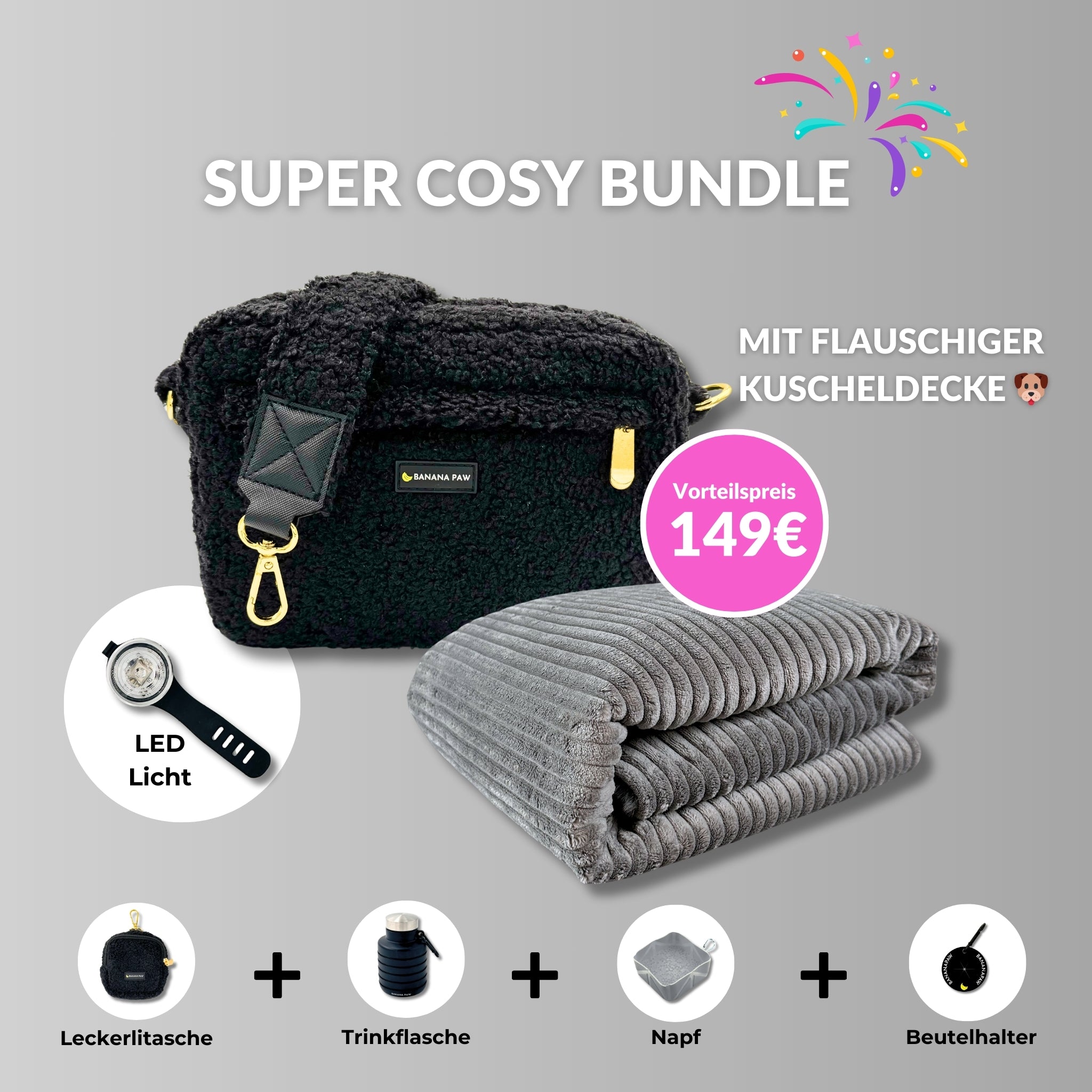 Super Cosy Bundle - Teddy - Alles für entspannte Spaziergänge & kuschelige Auszeiten