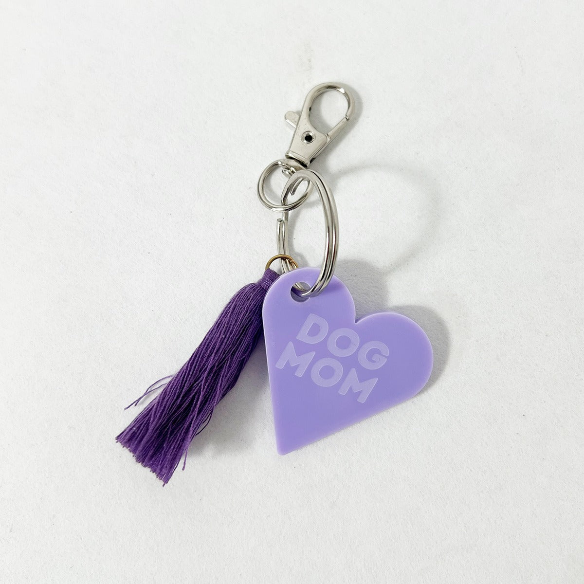 Dog Mom Charm lavendel