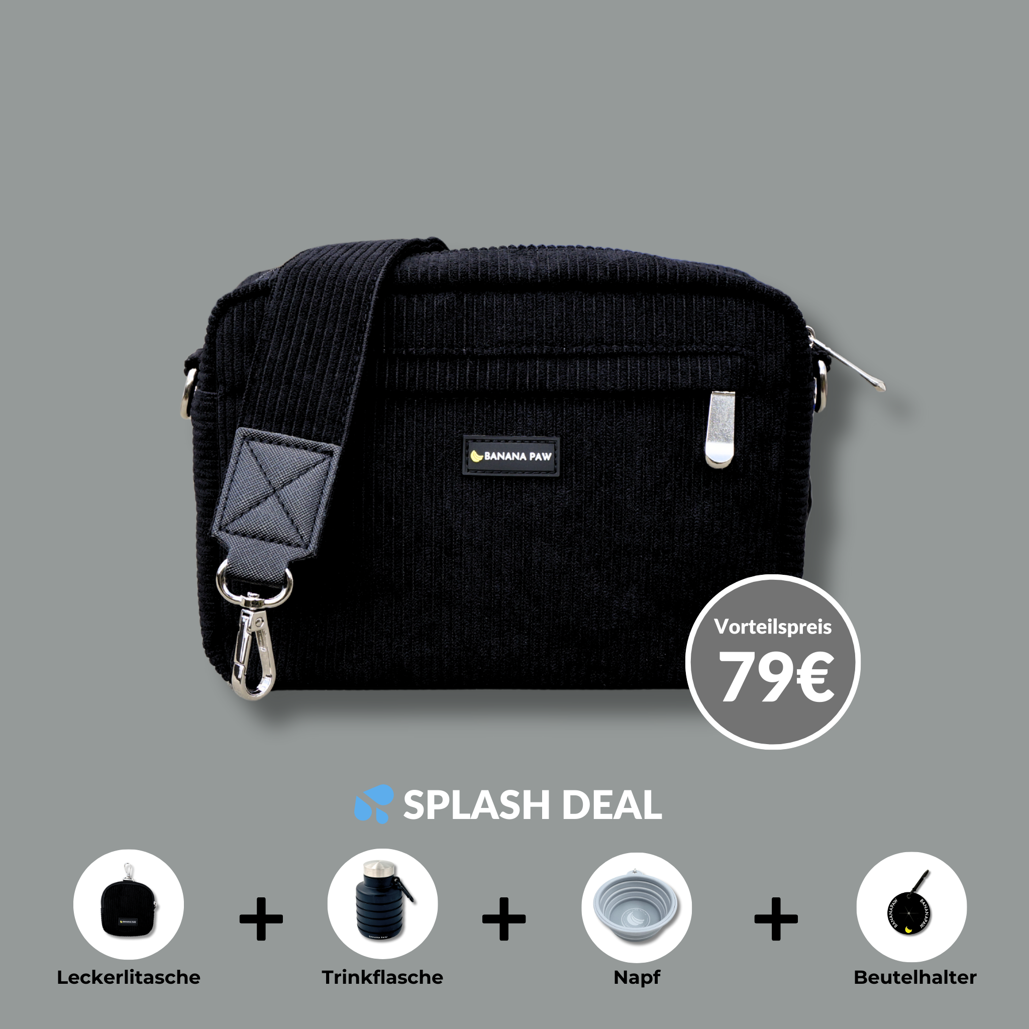 Splash Bundle - Cord - Das Komplett-Set für Gassirunden ohne Kompromisse