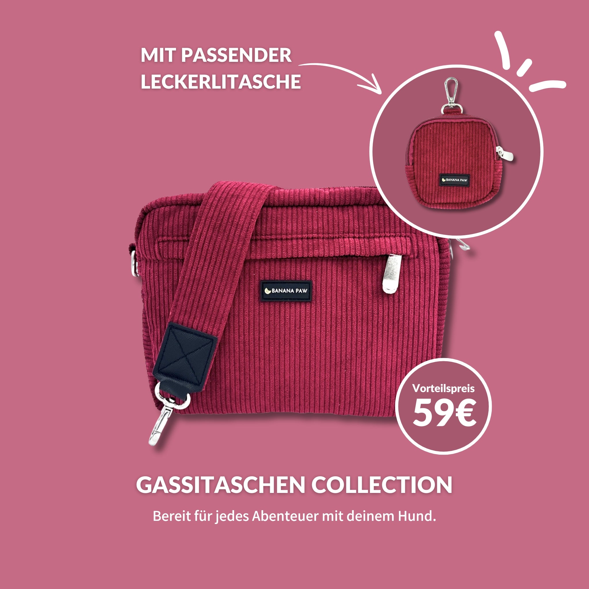 Taschen-Set für stressfreie Gassirunden