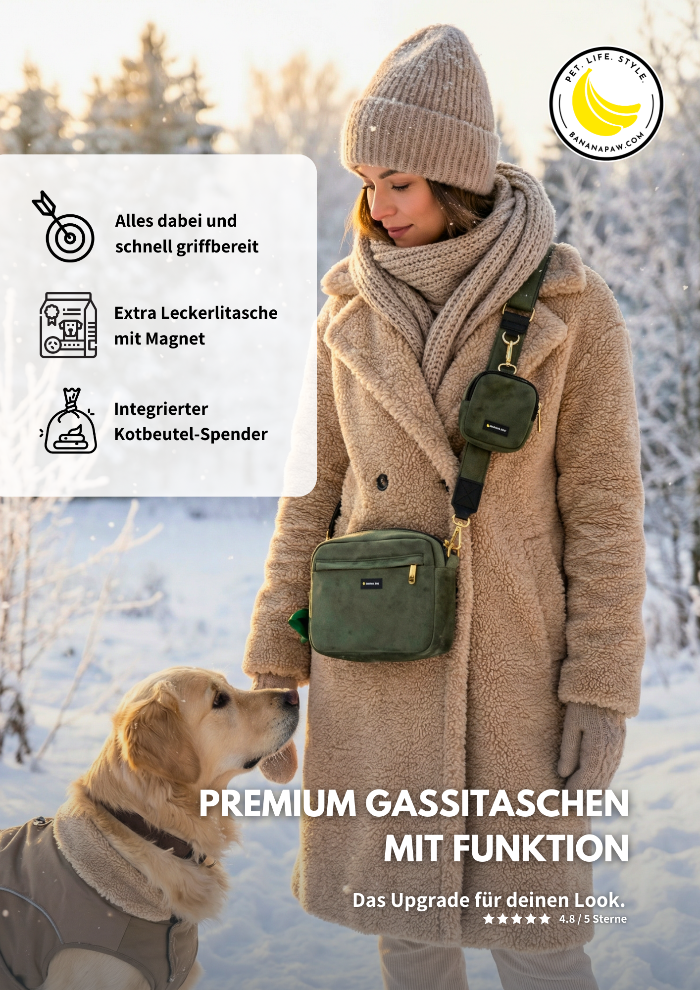 Gassitasche - Samt - St. Tropez